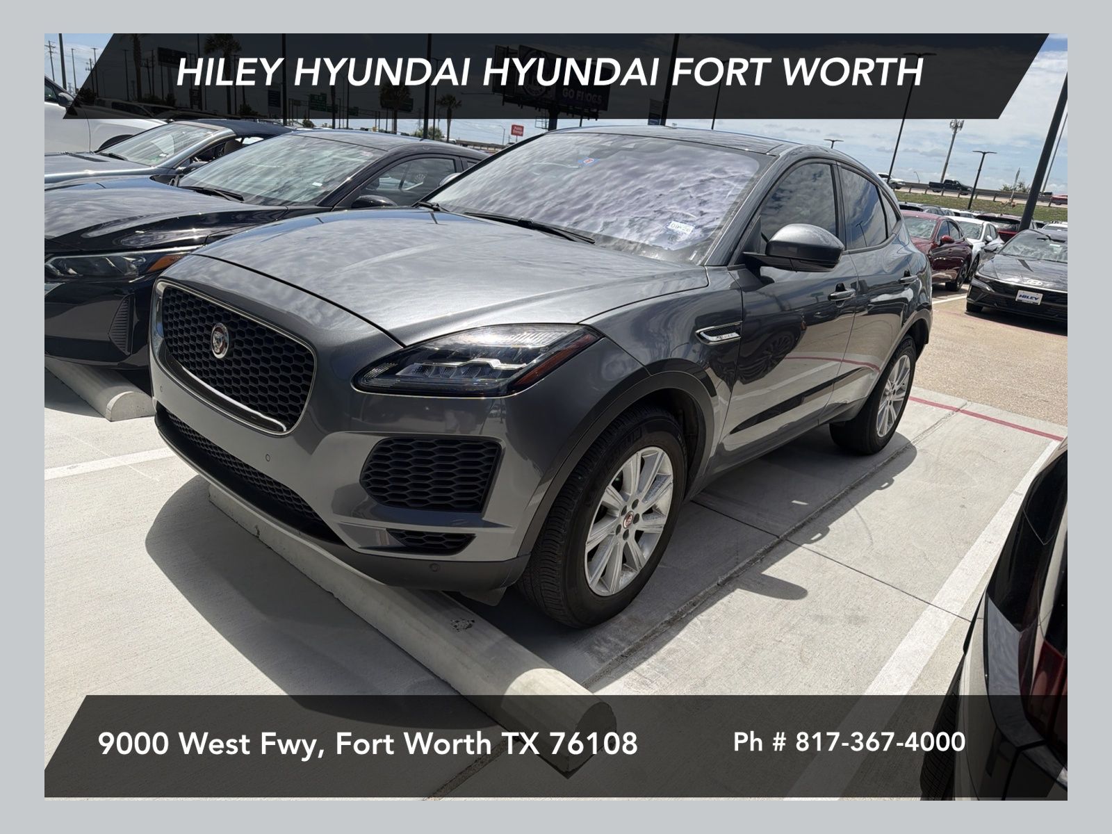Gray 2020 Jaguar E-PACE P250 AWD SUV / Crossover All-Wheel Drive 9-Speed Automatic
