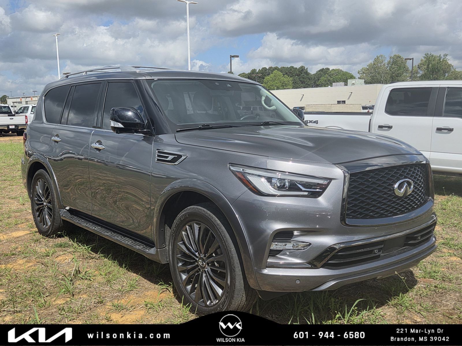 Gray (Graphite Shadow) 2021 INFINITI QX80 Premium Select RWD SUV / Crossover Rear-Wheel Drive 7-Speed Automatic