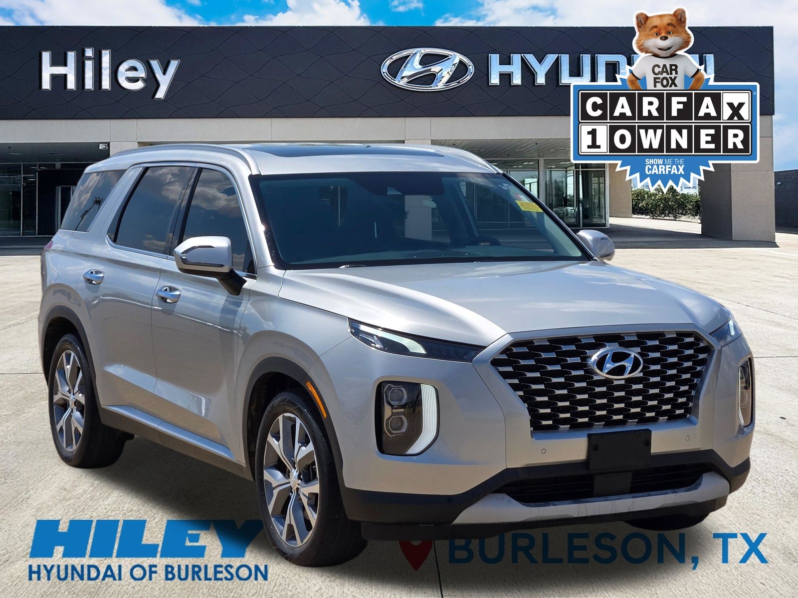 Typhoon Silver 2021 Hyundai Palisade SUV / Crossover Front-Wheel Drive 8-Speed Automatic