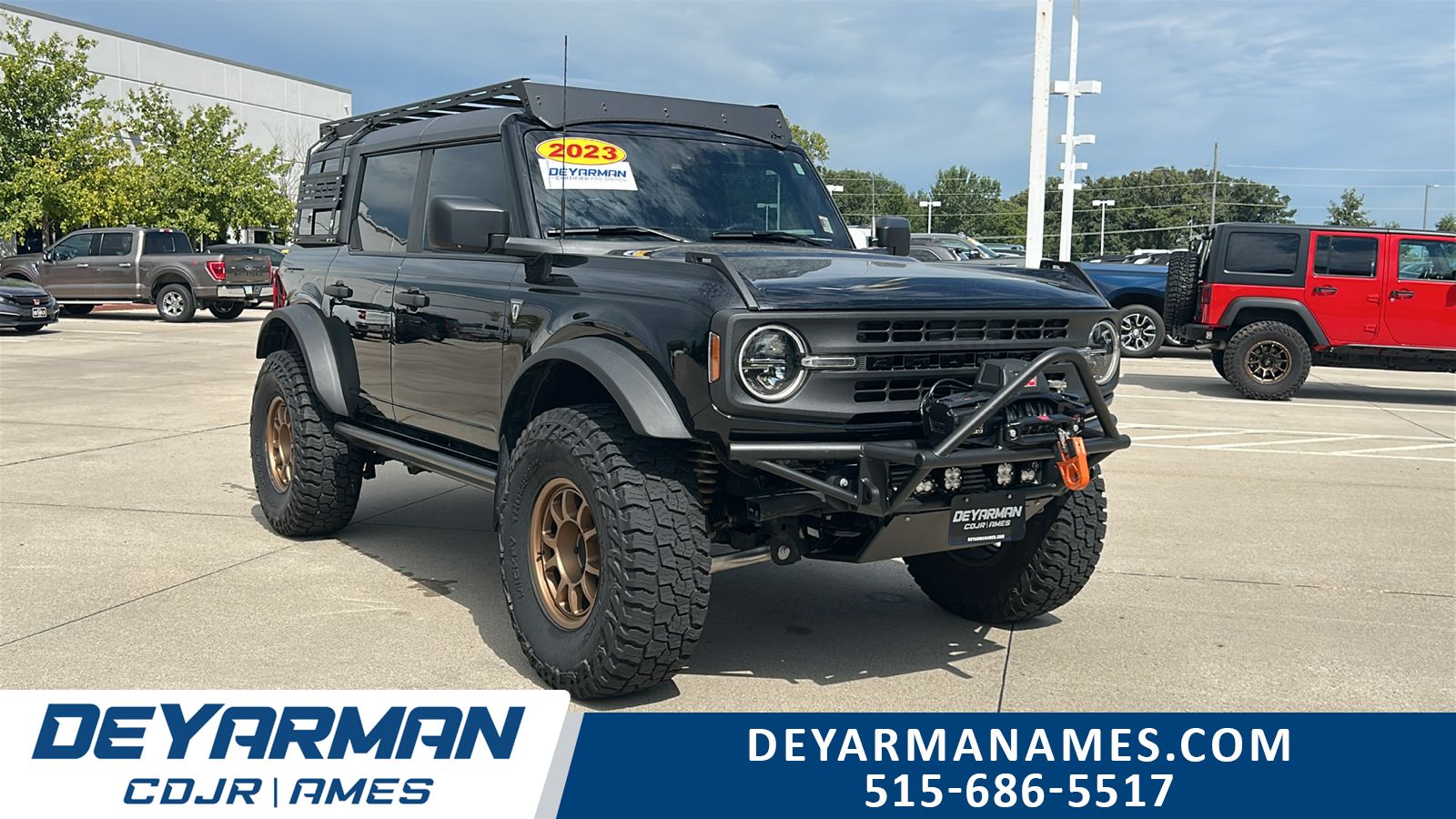 Shadow Black 2023 Ford Bronco SUV / Crossover Four-Wheel Drive Automatic