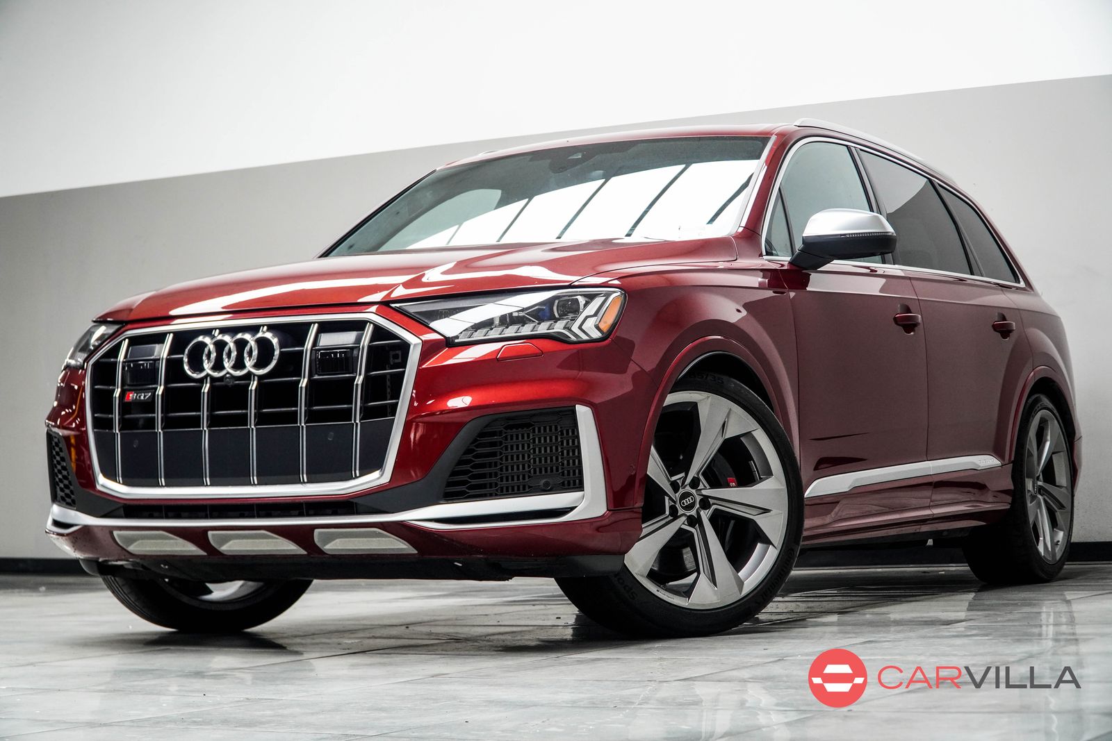 Red 2024 Audi SQ7 4.0T quattro Prestige SUV / Crossover All-Wheel Drive 8-Speed Automatic