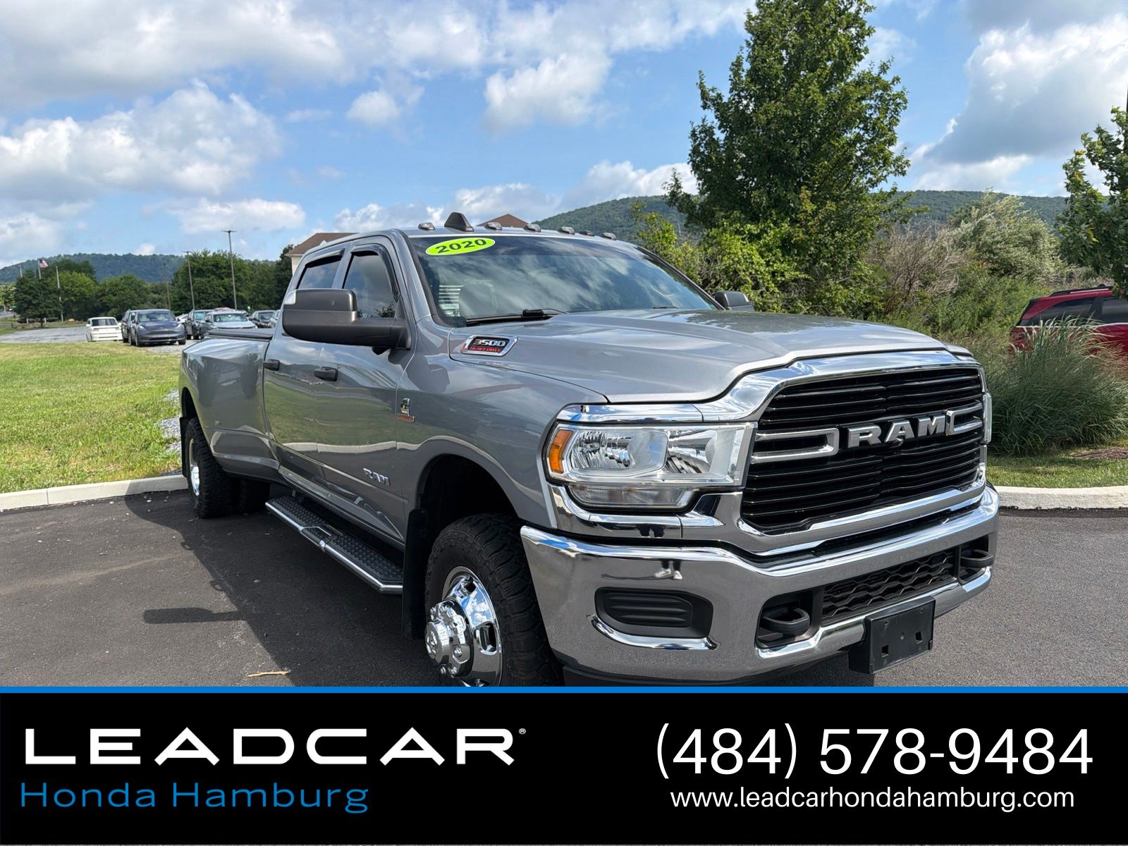 Billet Silver Metallic Clearcoat 2020 RAM 3500 Pickup Truck Four-Wheel Drive 6-Speed Automatic