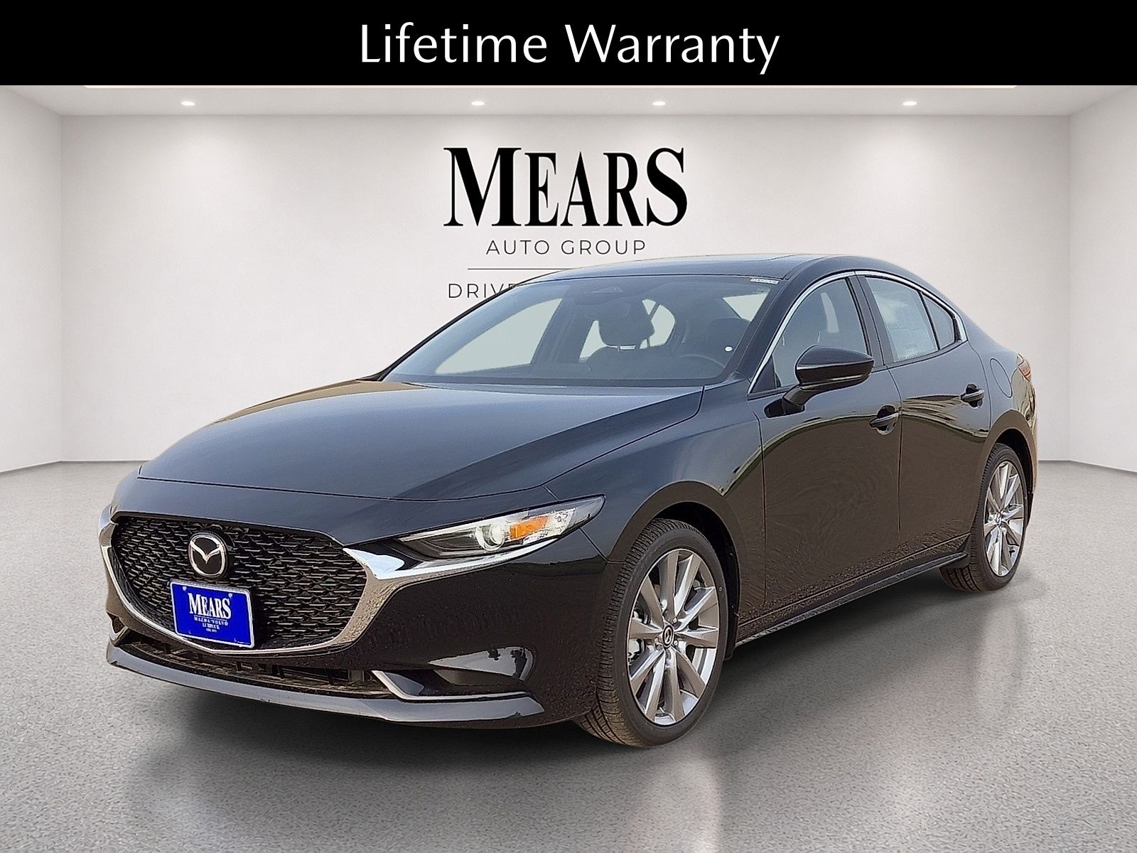 Jet Black Mica 2026 Mazda MAZDA3 Sedan Front-Wheel Drive 6-Speed Automatic