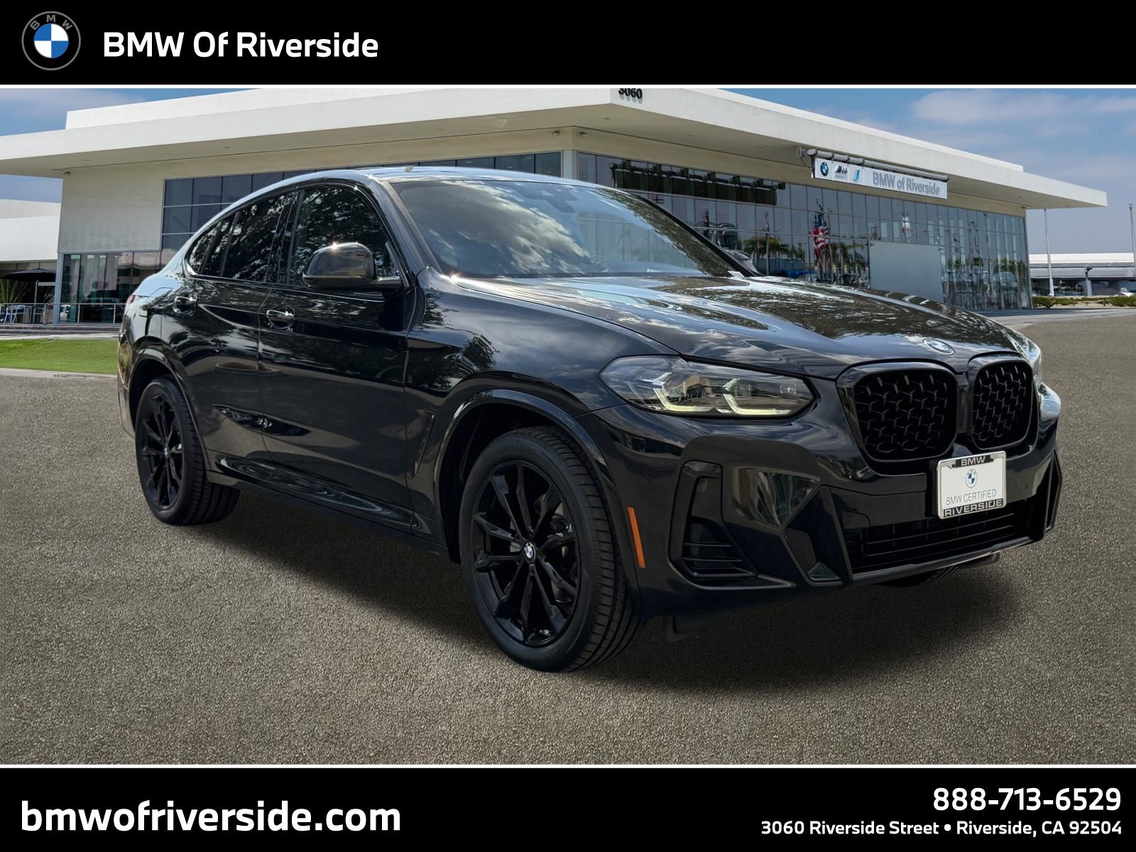 Black Sapphire Metallic 2024 BMW X4 SUV / Crossover All-Wheel Drive 8-Speed Automatic