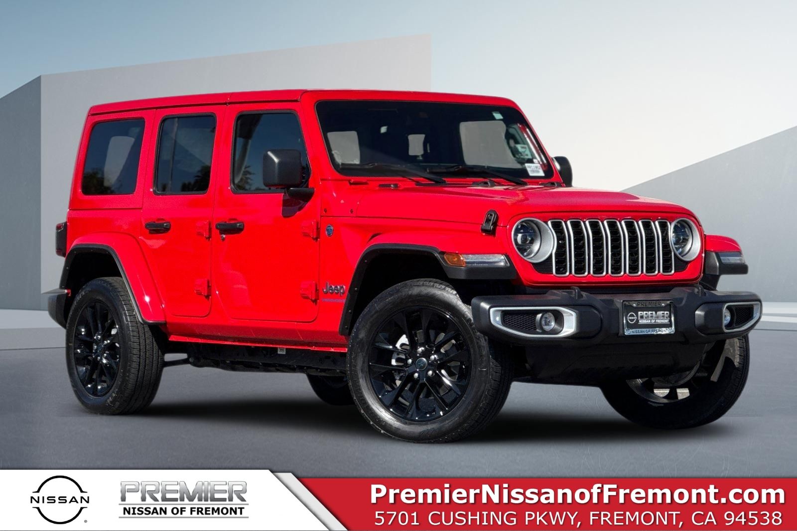 Firecracker Red Clearcoat 2025 Jeep Wrangler 4xe Sahara 4WD SUV / Crossover Four-Wheel Drive 8-Speed Automatic