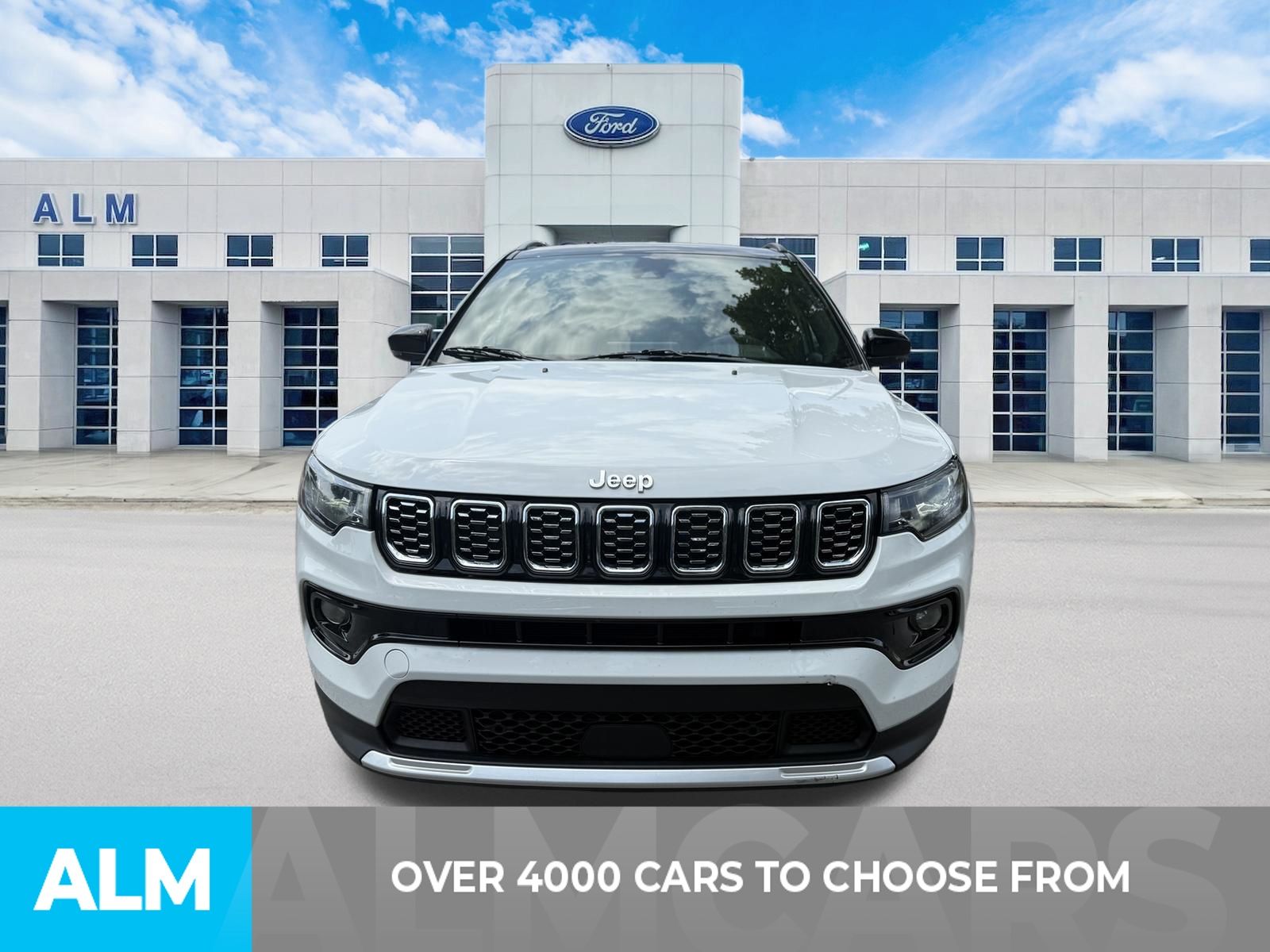 Used 2025 Bright White Clearcoat Jeep Limited image 2