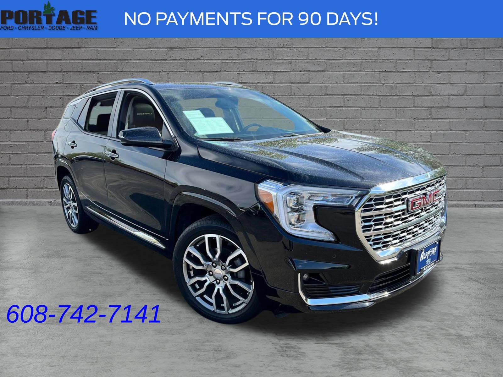 Black (Ebony) 2023 GMC Terrain SUV / Crossover All-Wheel Drive Automatic