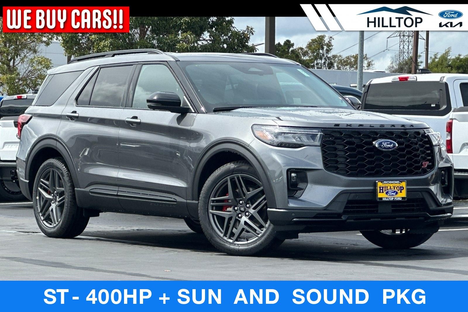 Gray Metallic 2026 Ford Explorer SUV / Crossover All-Wheel Drive Automatic