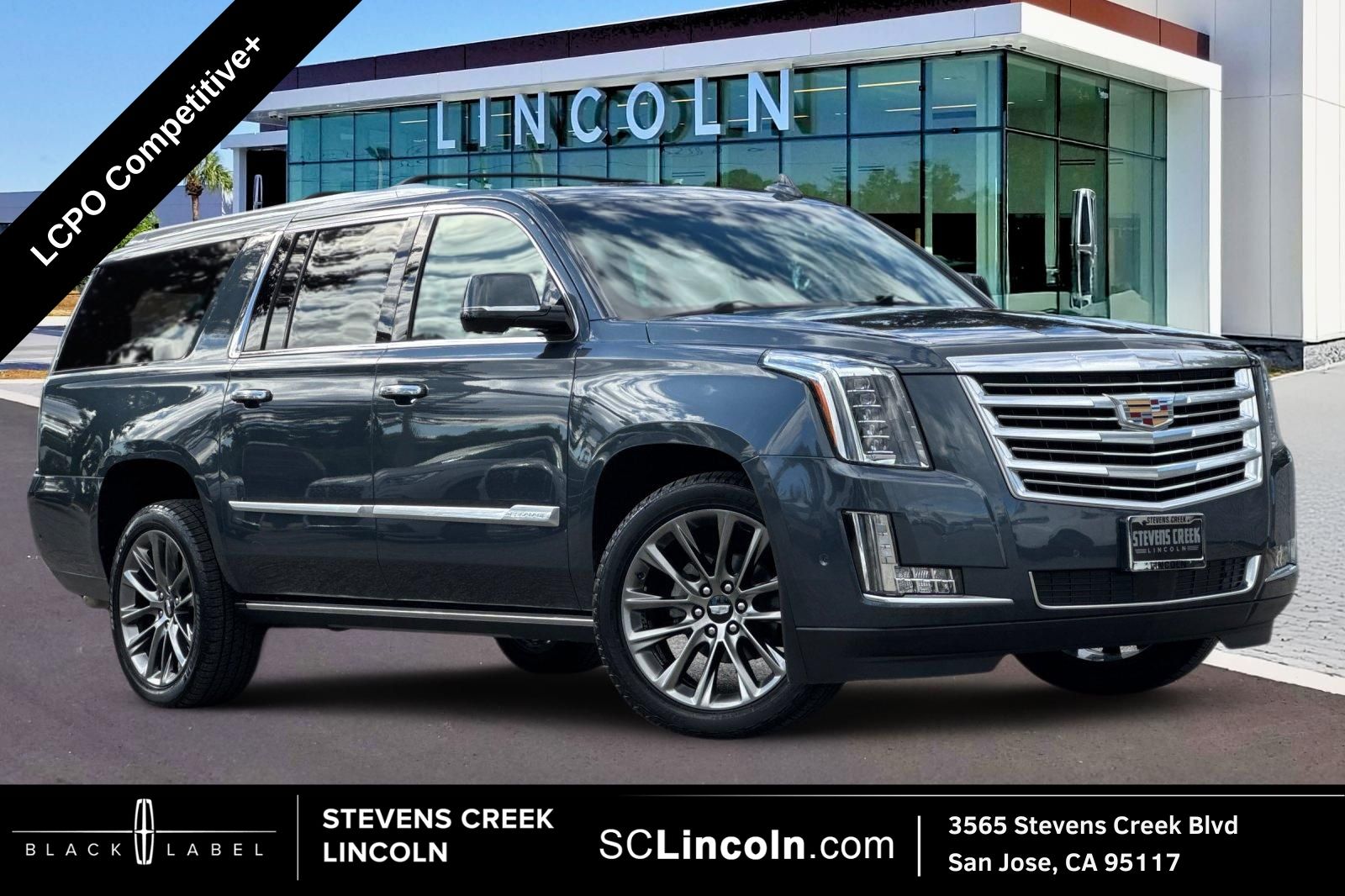 Shadow Metallic 2019 Cadillac Escalade ESV Platinum 4WD SUV / Crossover Four-Wheel Drive