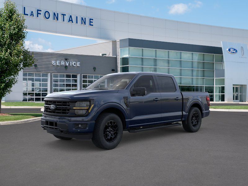 Blue 2026 Ford F-150 Pickup Truck Four-Wheel Drive Automatic