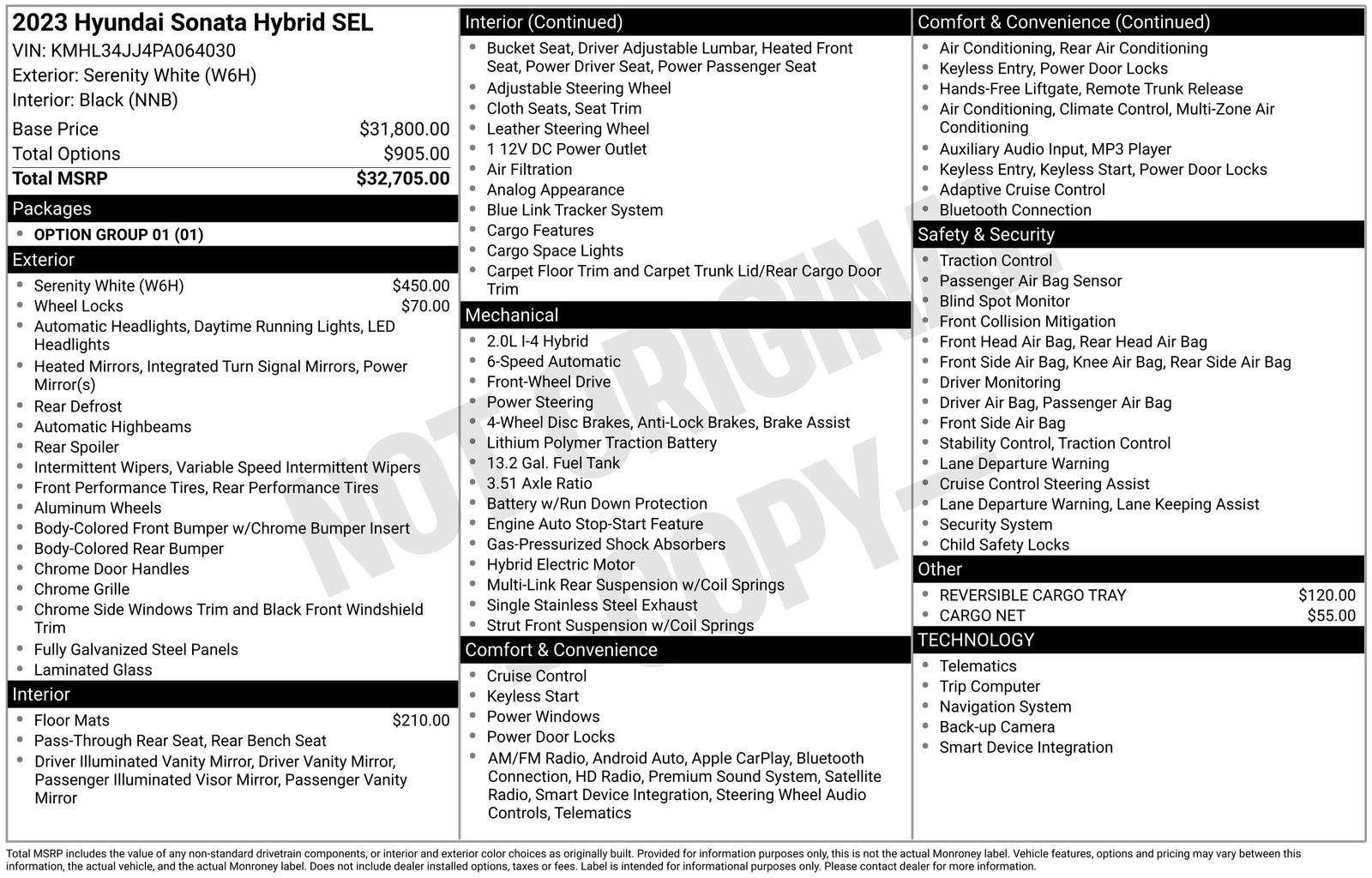 Used Car 2023 Hyundai Sonata Hybrid  Sel For Sale Under $25,000 In Austin, Texas
