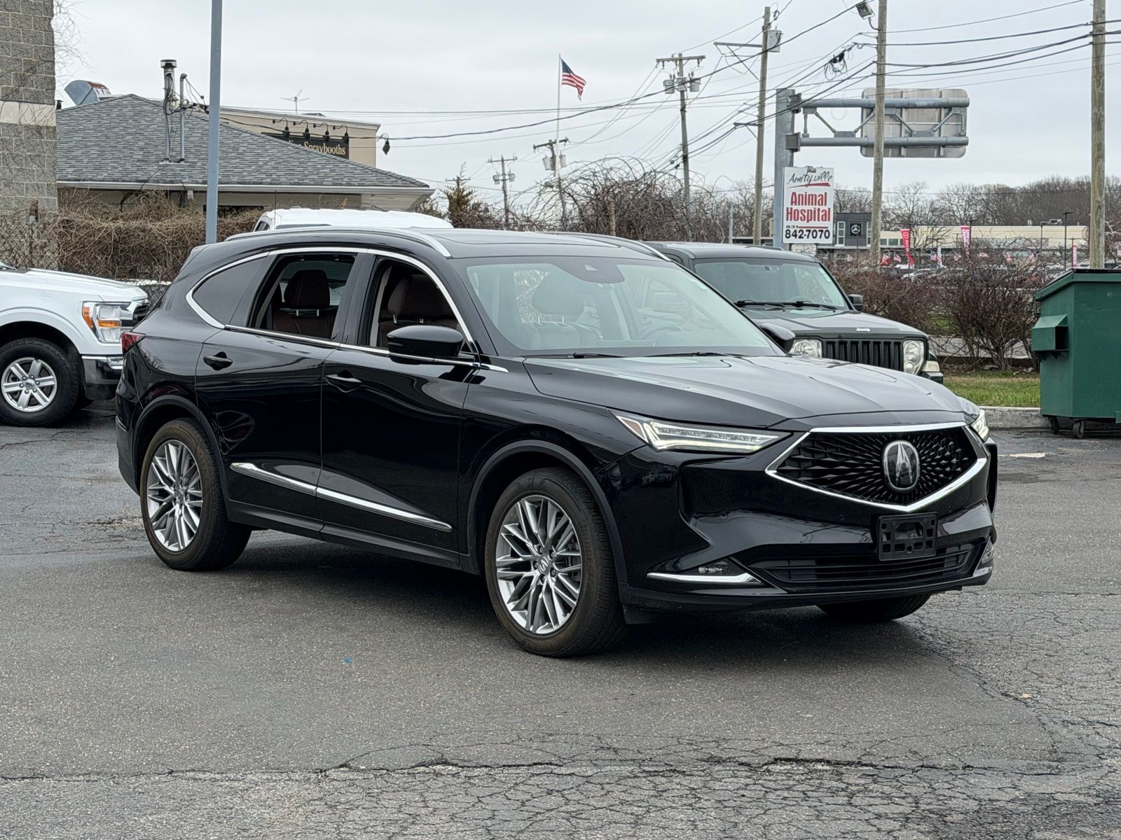 Black 2023 Acura MDX SH-AWD with Advance Package SUV / Crossover All-Wheel Drive Automatic