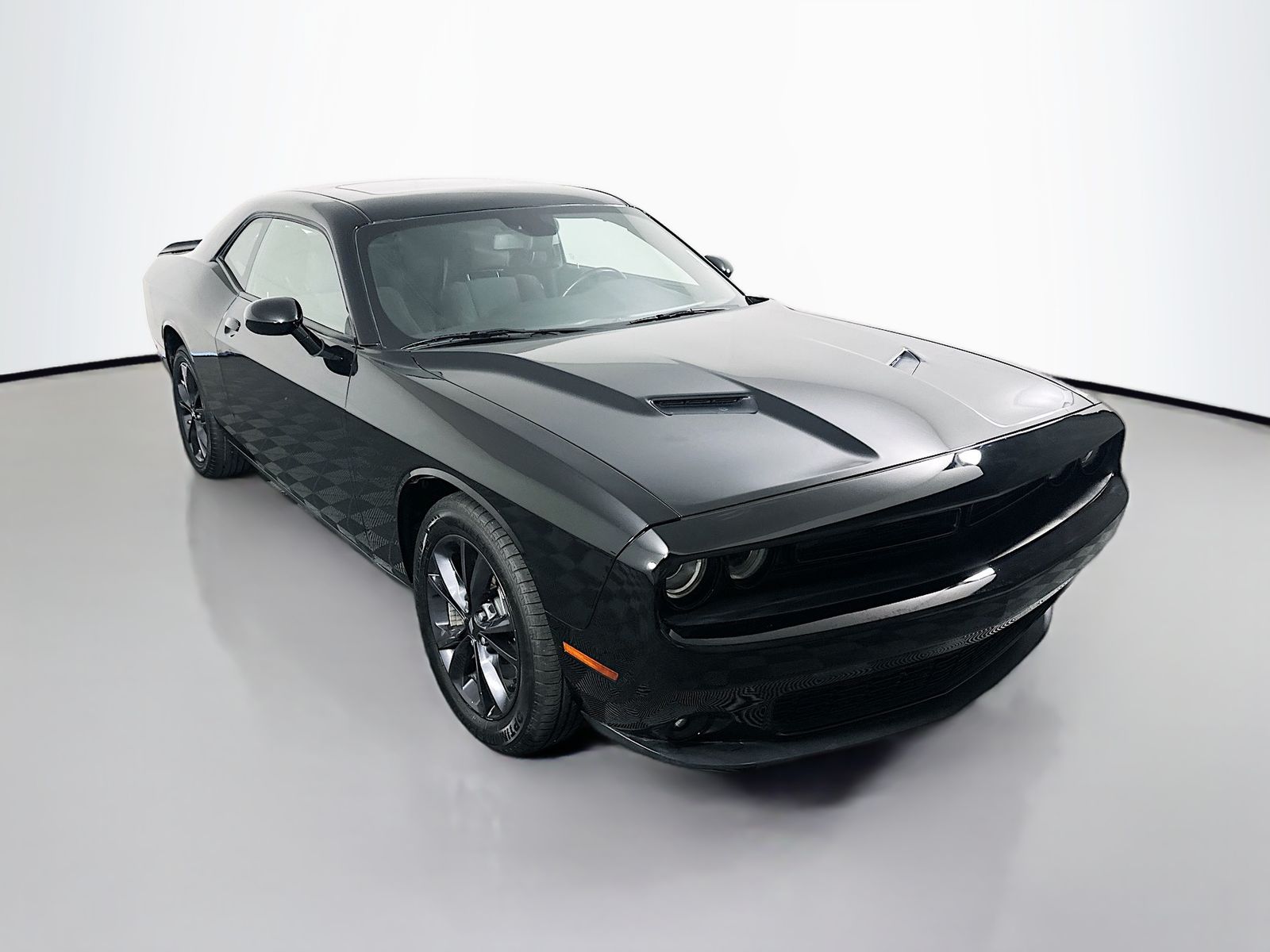 Pitch Black Clearcoat 2023 Dodge Challenger SXT AWD Coupe All-Wheel Drive 8-Speed Automatic