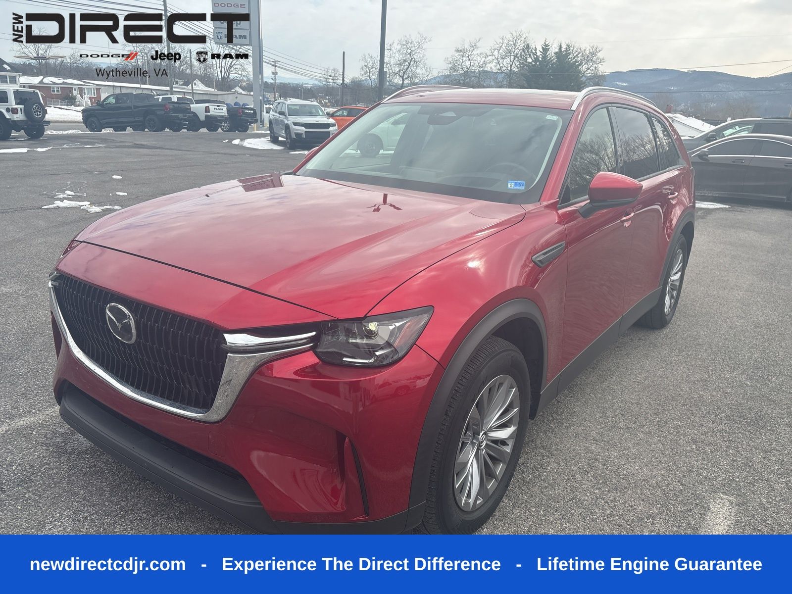Soul Red Crystal Metallic 2024 Mazda CX-90 3.3 Turbo Preferred Plus AWD SUV / Crossover All-Wheel Drive 8-Speed Automatic