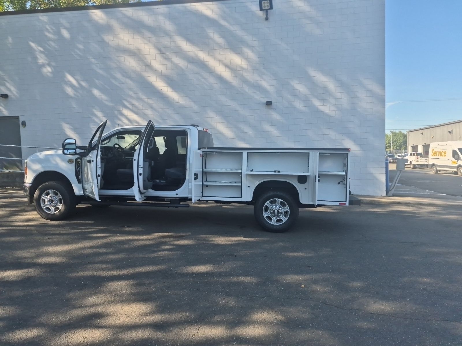 New 2026 Oxford White Ford XLT SERVICE BODY image 2