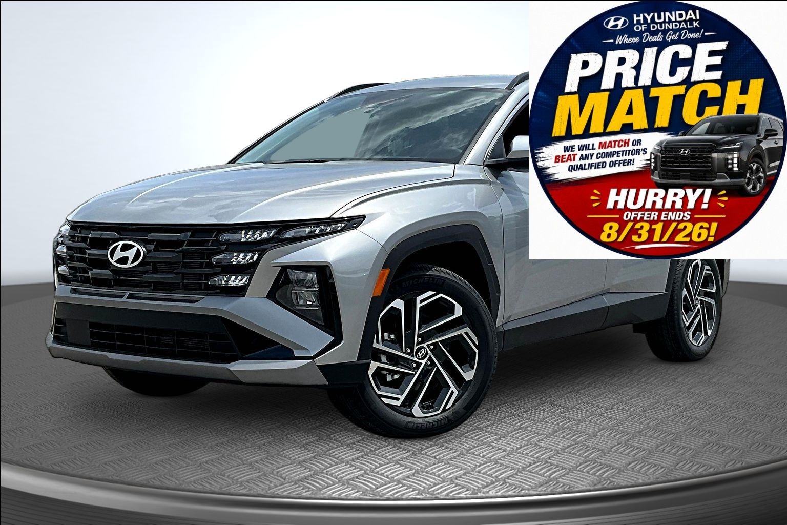 Shimmering Silver 2026 Hyundai Tucson SUV / Crossover All-Wheel Drive 8-Speed Automatic