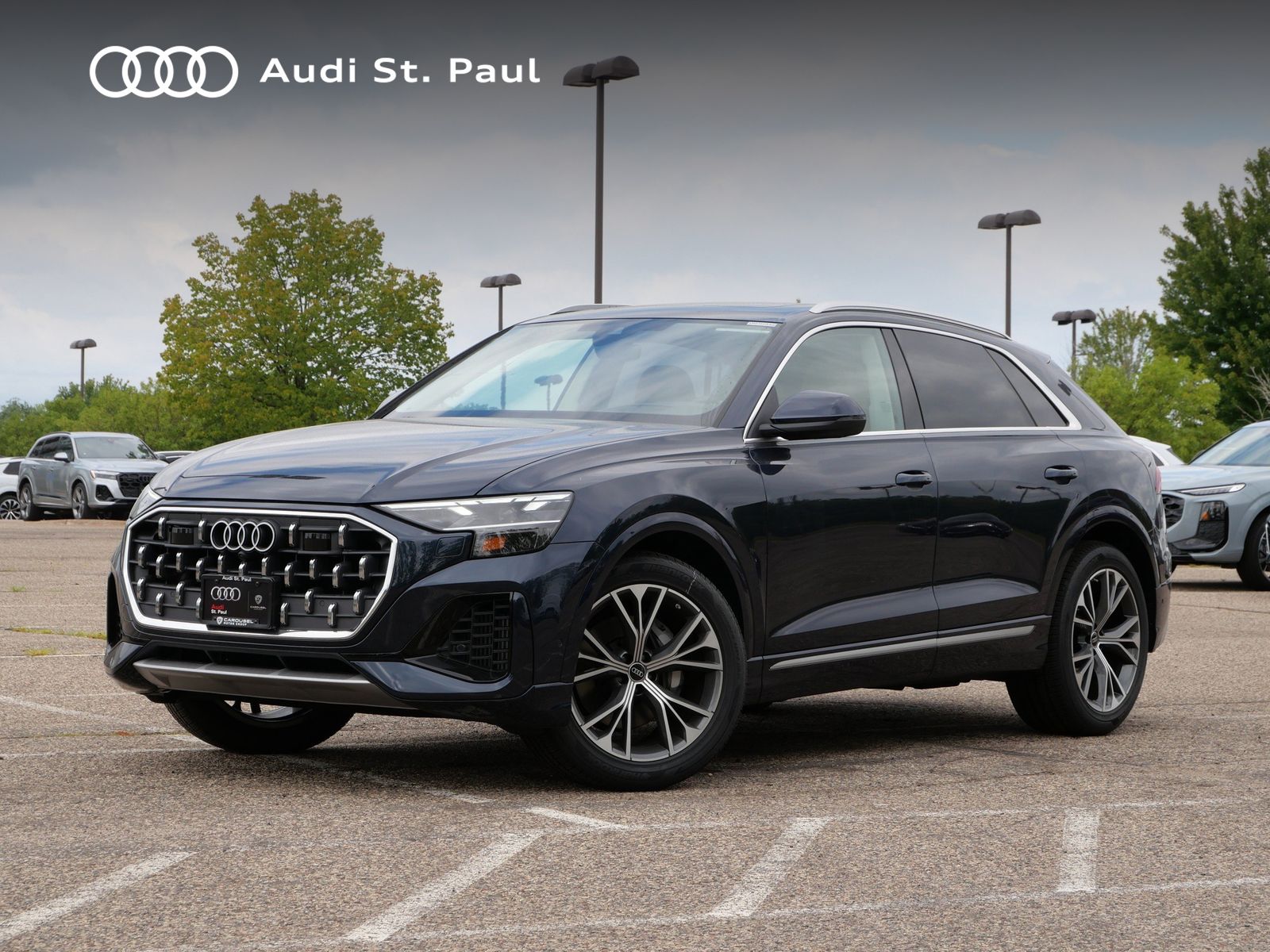 Waitomo Blue Metallic 2026 Audi Q8 SUV / Crossover All-Wheel Drive 8-Speed Automatic