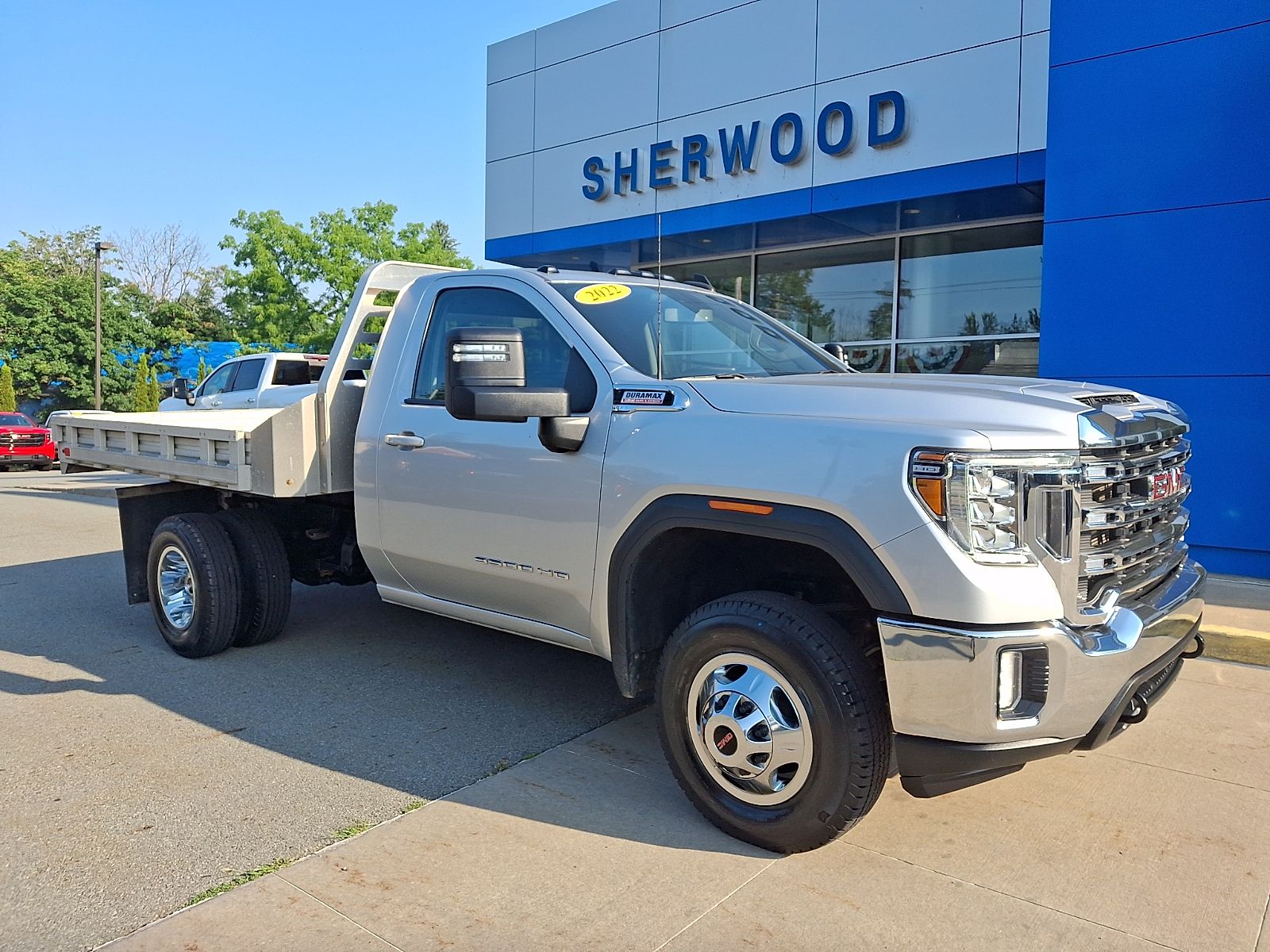Quicksilver Metallic 2022 GMC Sierra 3500HD Pickup Truck Four-Wheel Drive Automatic