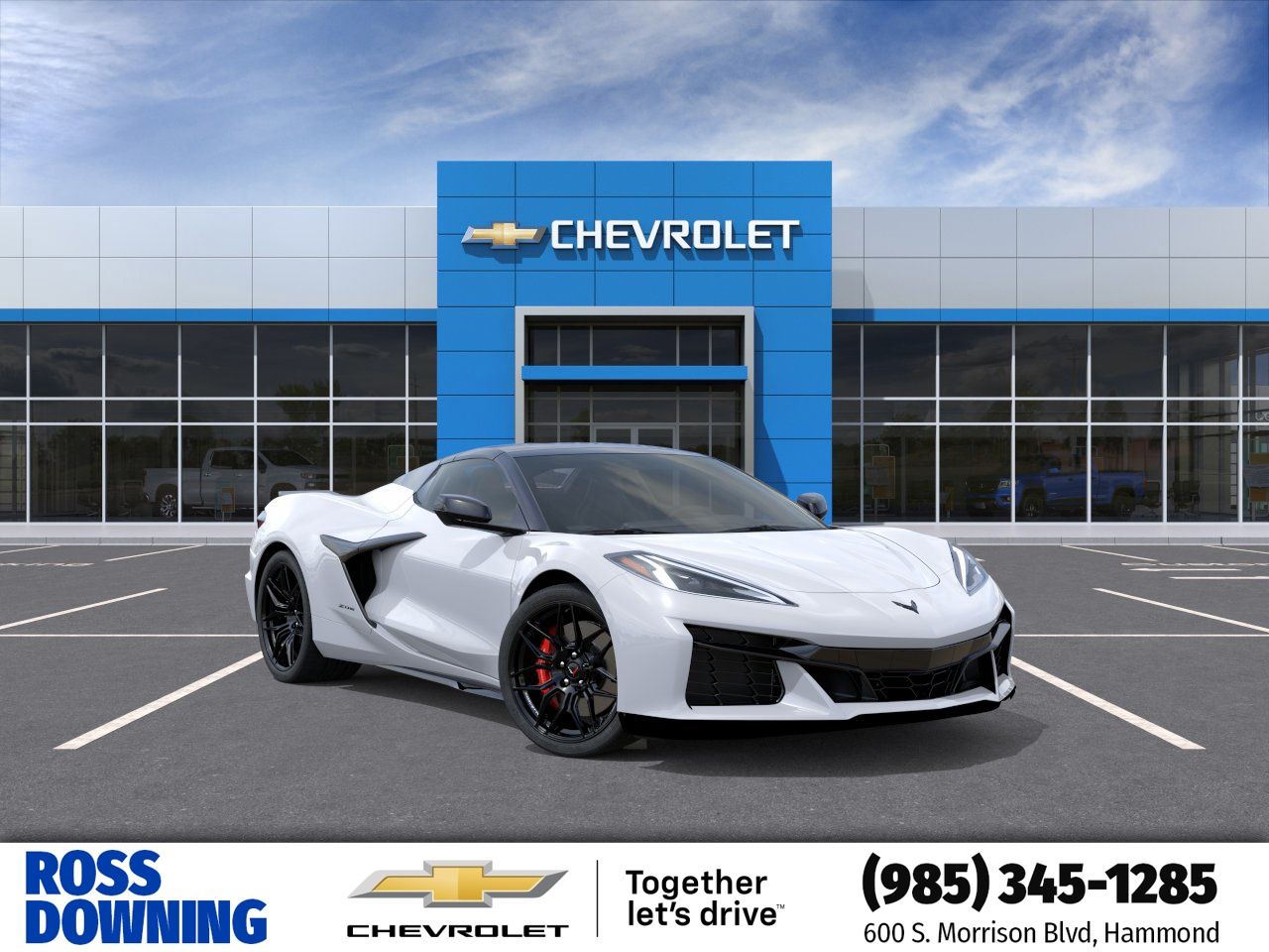 Arctic White 2026 Chevrolet Corvette Convertible Rear-Wheel Drive 8-Speed Dual Clutch
