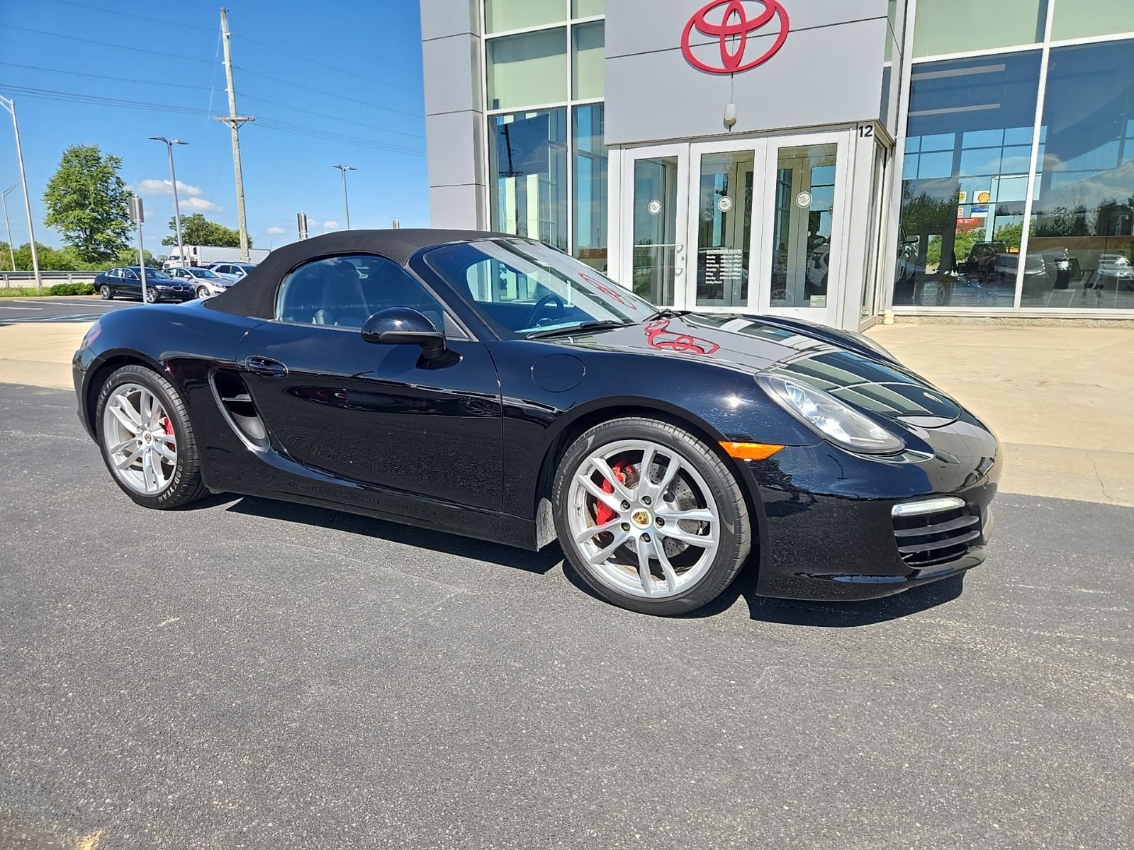 Black 2016 Porsche Boxster Convertible Rear-Wheel Drive 7-Speed Automatic