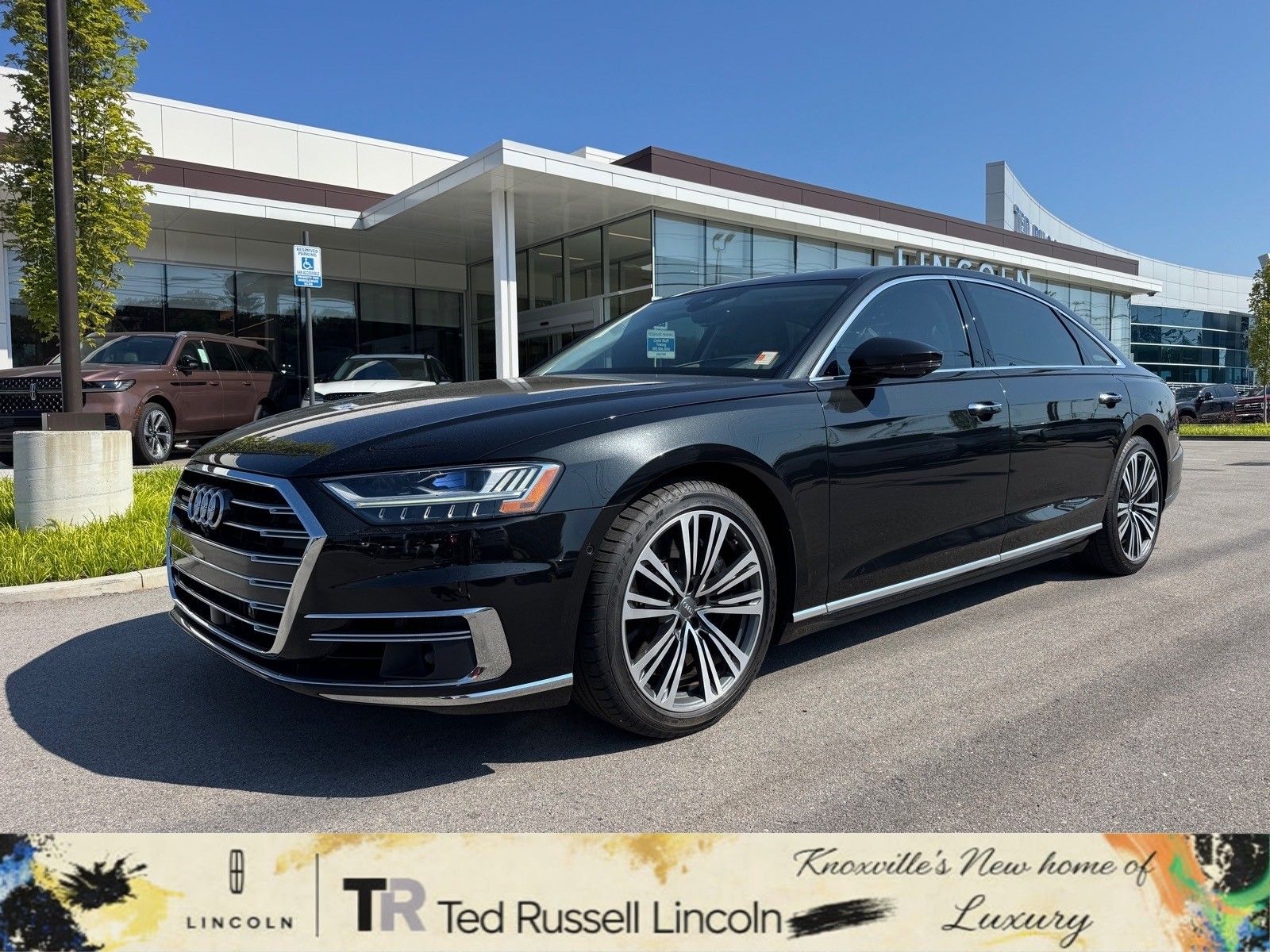 Black 2019 Audi A8 Sedan All-Wheel Drive 8-Speed Automatic