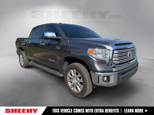 Magnetic Gray Metallic 2014 Toyota Tundra Limited CrewMax 5.7L 4WD Pickup Truck Four-Wheel Drive 6-Speed Automatic Overdrive
