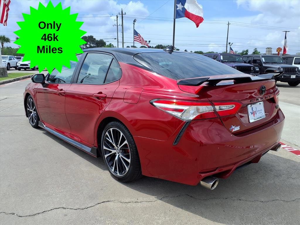 2020 Toyota Camry TRD V6 Red at Joe Myers Mazda Kia