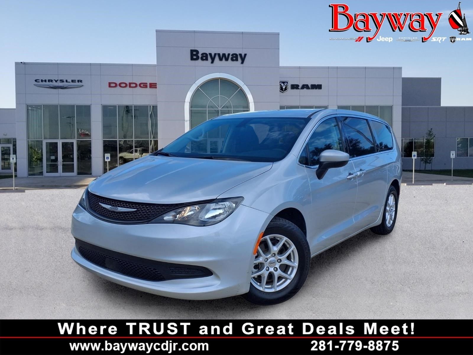 2022 Chrysler Voyager LX Silver at Texan Dodge Chrysler Jeep Ram