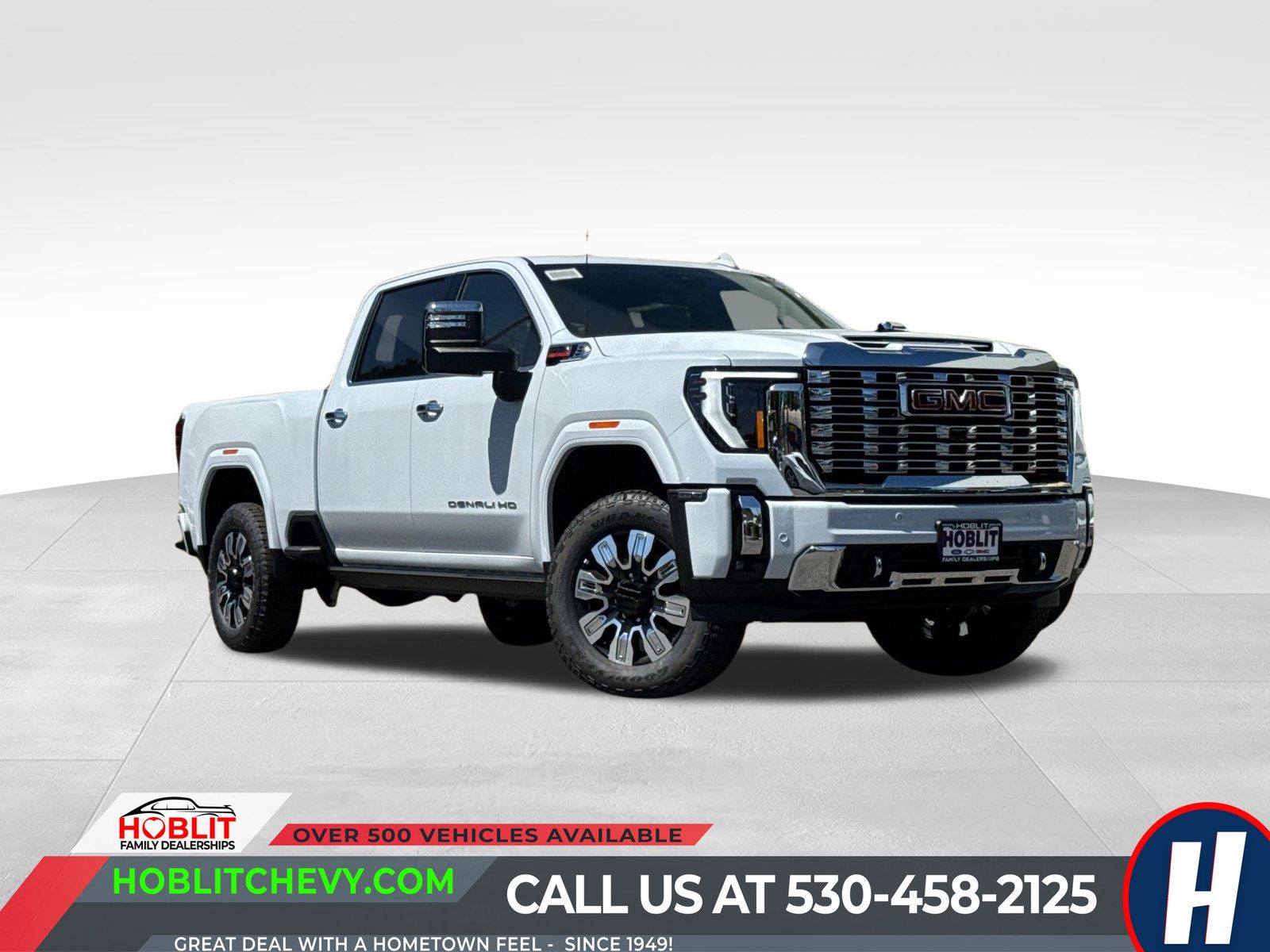 Glacier White Tricoat 2026 GMC Sierra 2500HD Pickup Truck Four-Wheel Drive Automatic