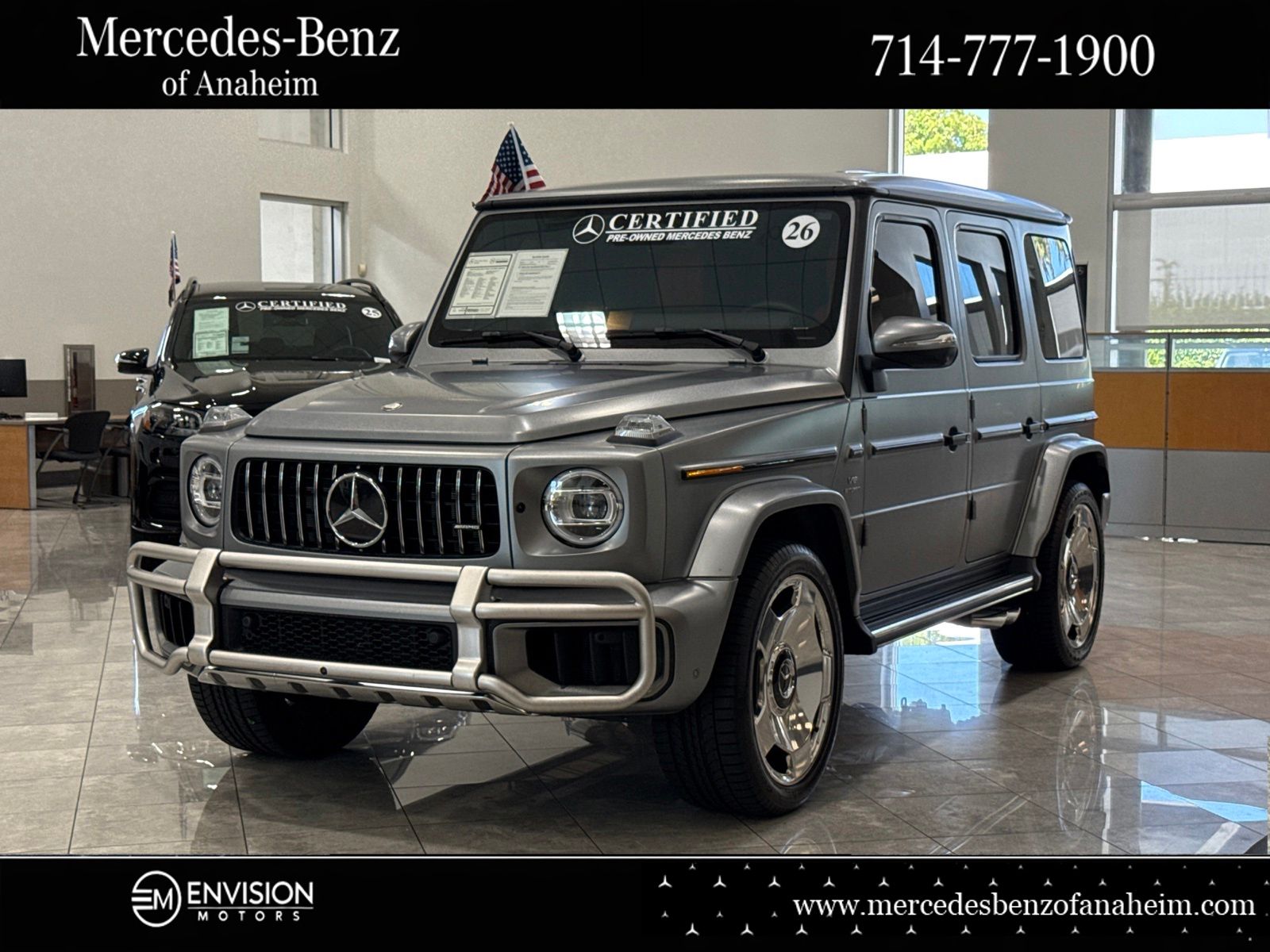 Gray (MANUFAKTUR Platinum Magno) 2026 Mercedes-Benz G-Class SUV / Crossover All-Wheel Drive 9-Speed Automatic