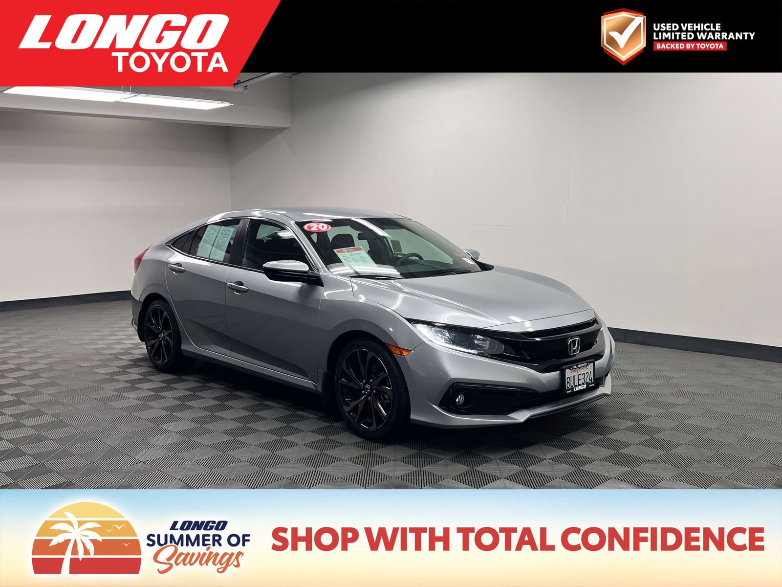 used 2020 Honda Civic car, priced at $22,688