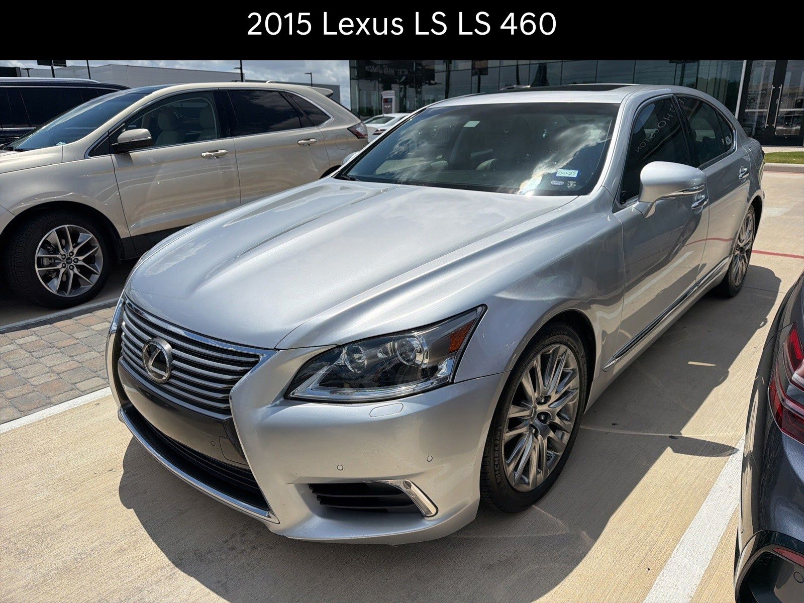 Gray (Liquid Platinum) 2015 Lexus LS 460 RWD Sedan Rear-Wheel Drive 8-Speed Automatic