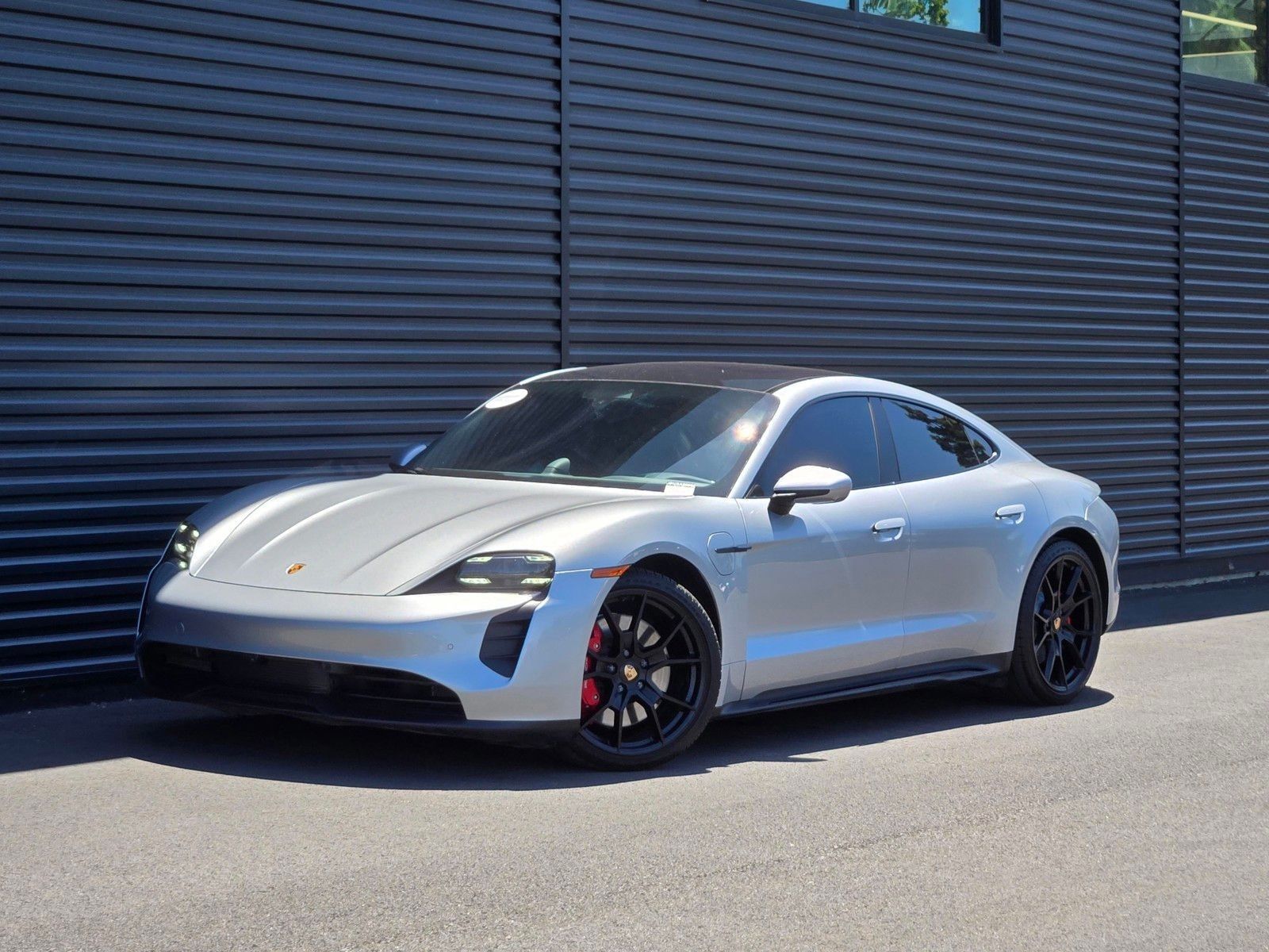 Dolomite Silver Metallic 2022 Porsche Taycan Sedan All-Wheel Drive 2-Speed Automatic