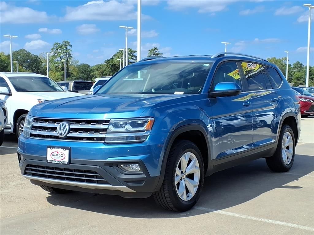 2019 Volkswagen Atlas 3.6L V6 SE Blue at DeMontrond Auto Country