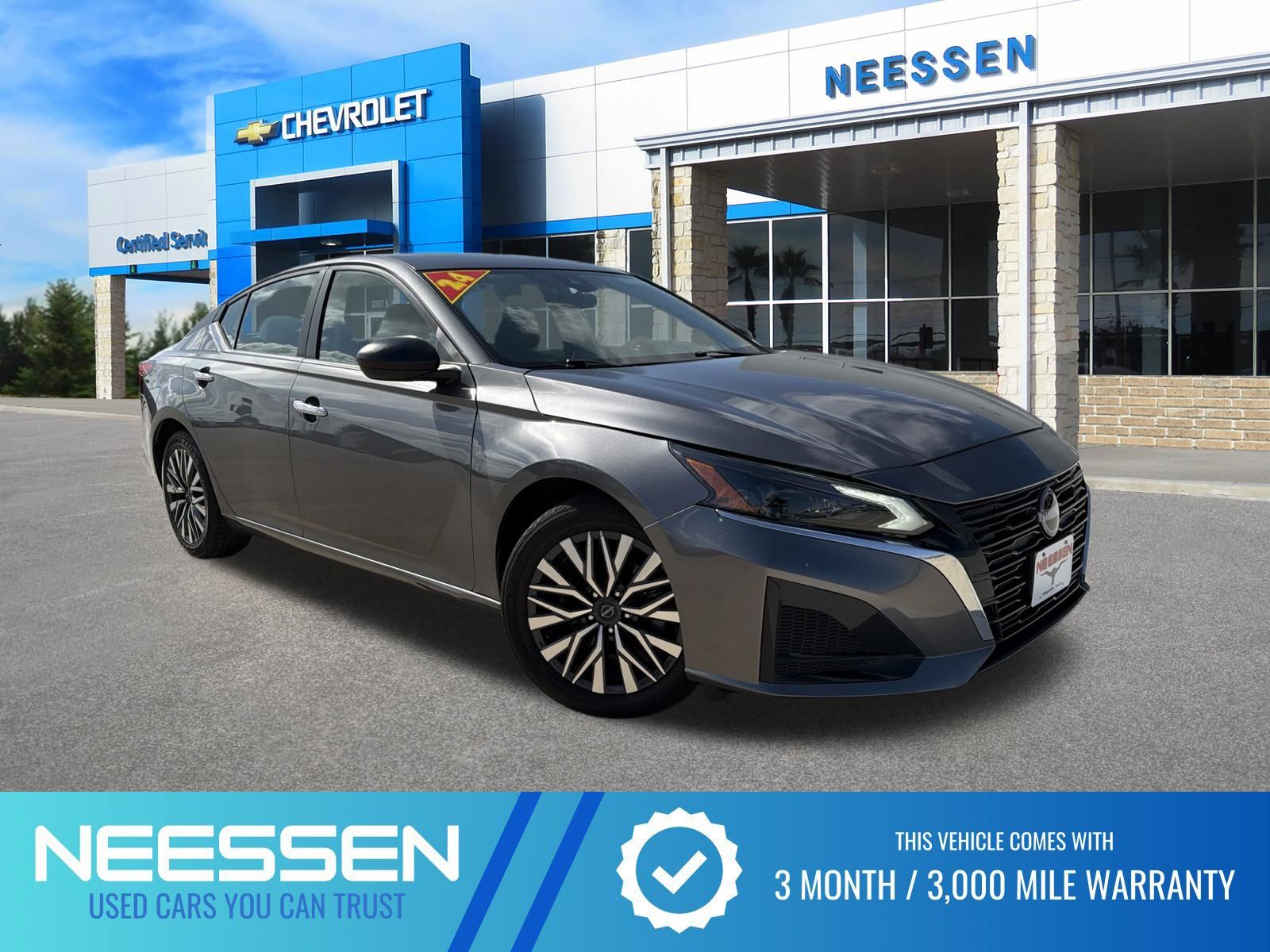 Gray (Gun Metallic) 2024 Nissan Altima Sedan Front-Wheel Drive Continuously Variable Transmission