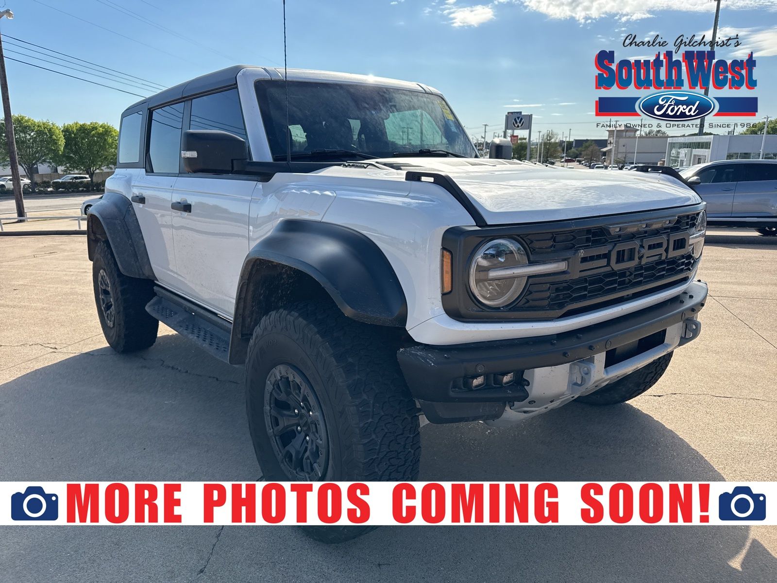 Oxford White 2023 Ford Bronco Raptor 4WD SUV / Crossover Four-Wheel Drive Automatic