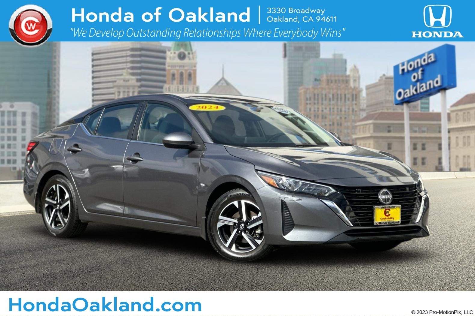Gray (Gun Metallic) 2024 Nissan Sentra Sedan Front-Wheel Drive Continuously Variable Transmission