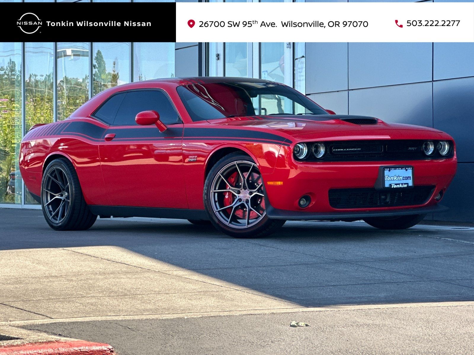 Torred Clearcoat 2016 Dodge Challenger Coupe Rear-Wheel Drive 8-Speed Automatic