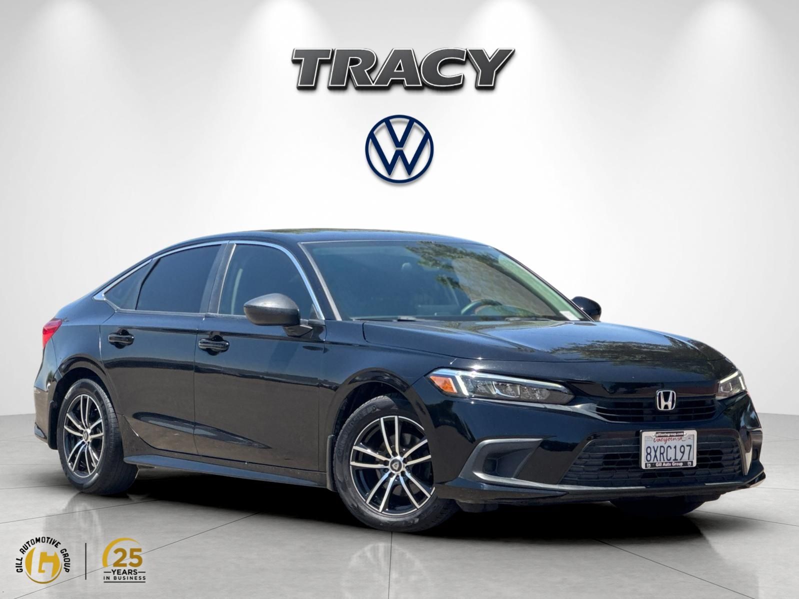 Crystal Black Pearl 2022 Honda Civic Sedan Front-Wheel Drive Continuously Variable Transmission