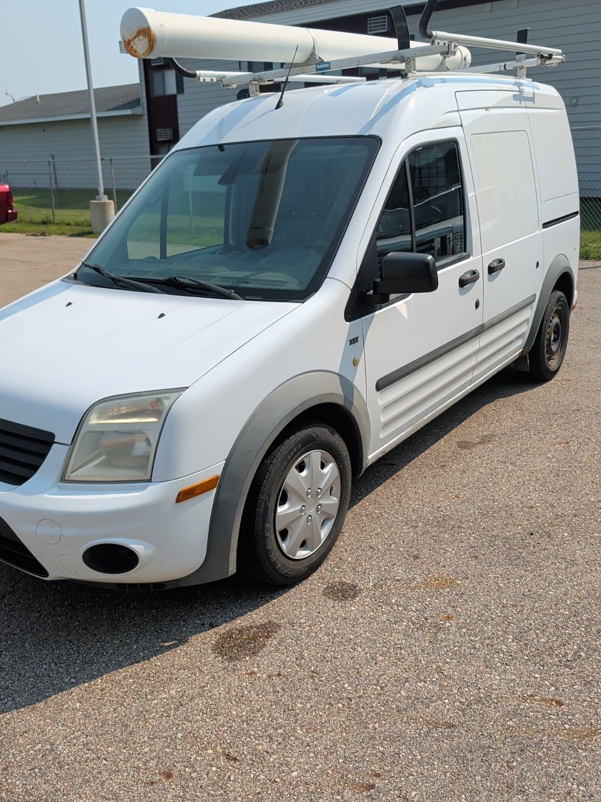 Frozen White 2012 Ford Transit Connect Van Front-Wheel Drive 4-Speed Automatic Overdrive