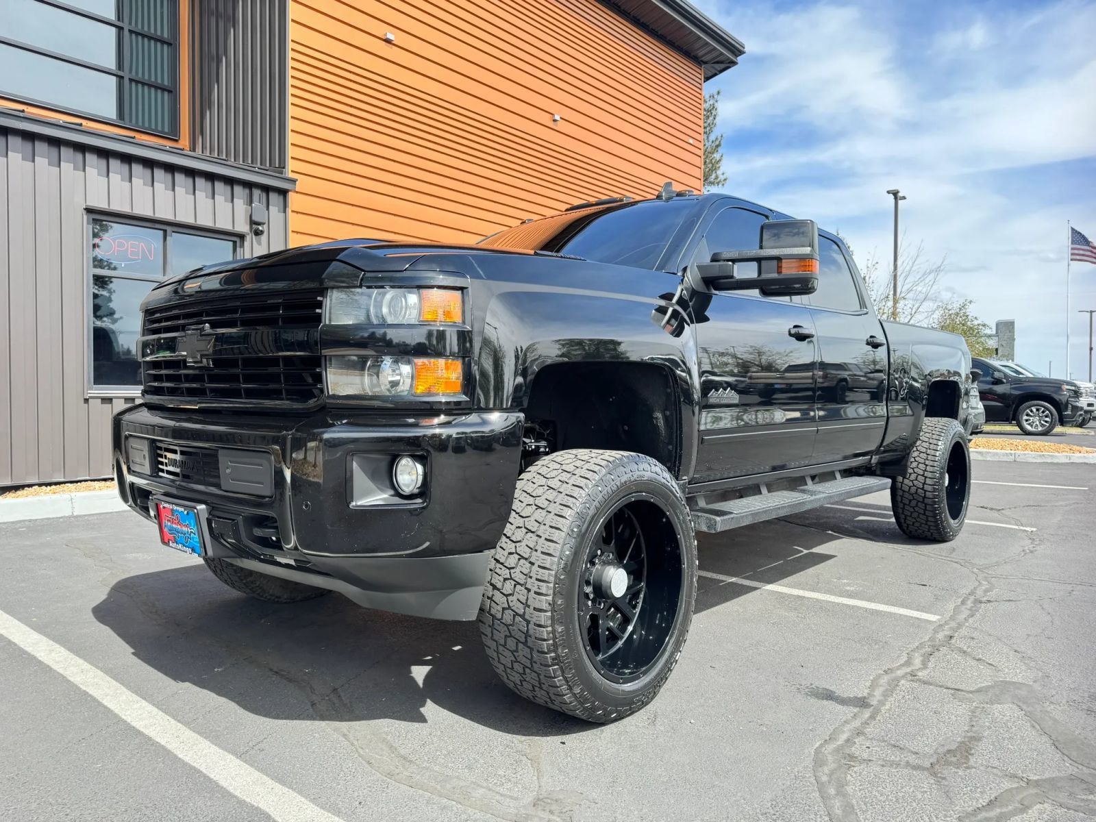 Black 2017 Chevrolet Silverado 2500HD High Country Crew Cab 4WD Pickup Truck Four-Wheel Drive 6-Speed Automatic