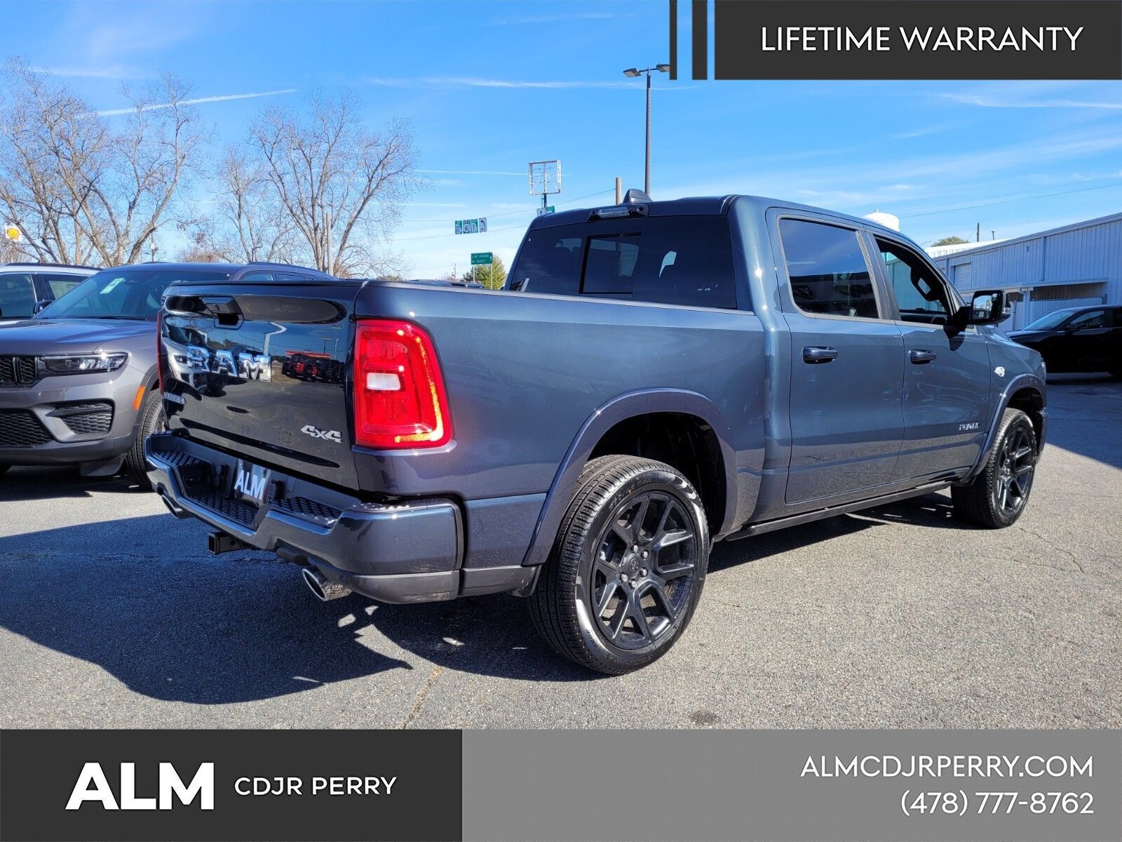 New 2026 Forged Blue Metallic Exterior Paint RAM Laramie image 12