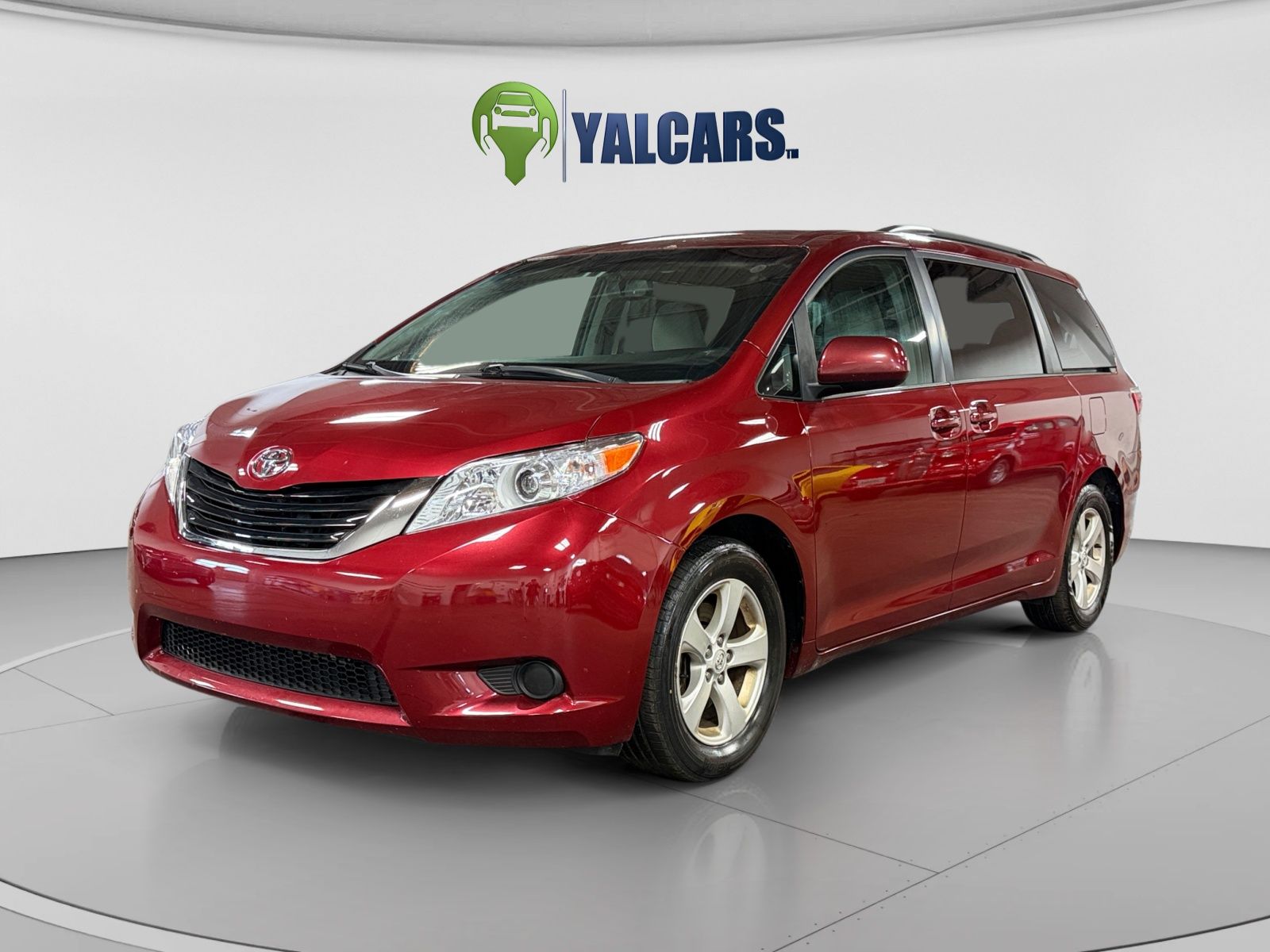 Salsa Red Pearl 2015 Toyota Sienna Minivan Front-Wheel Drive 6-Speed Automatic Overdrive