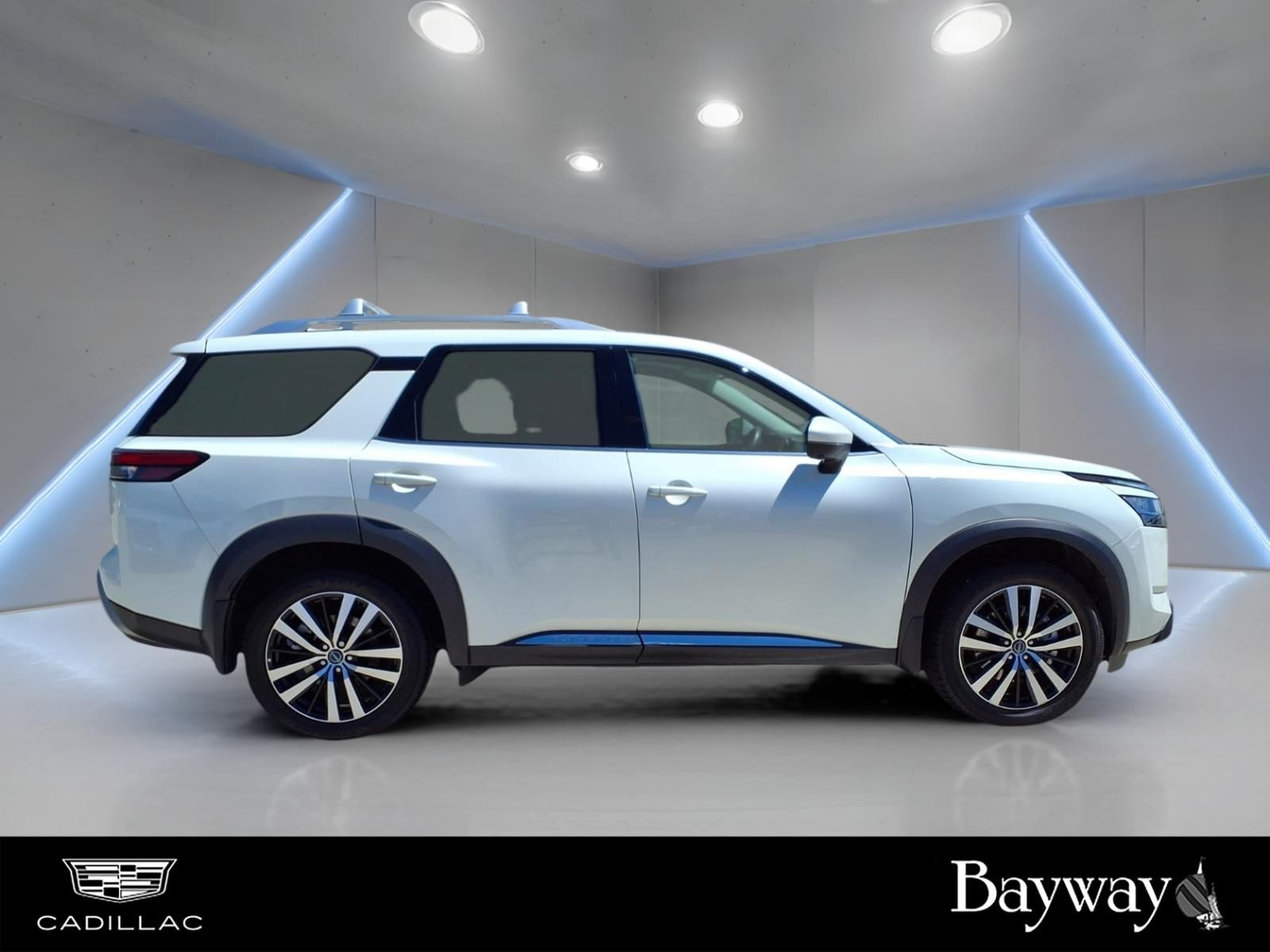 2023 Nissan Pathfinder Platinum White at Central Houston Nissan