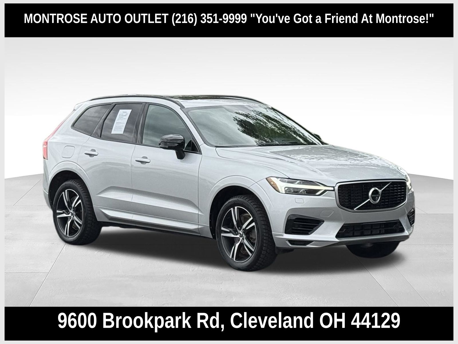 Bright Silver Metallic 2020 Volvo XC60 SUV / Crossover All-Wheel Drive Automatic