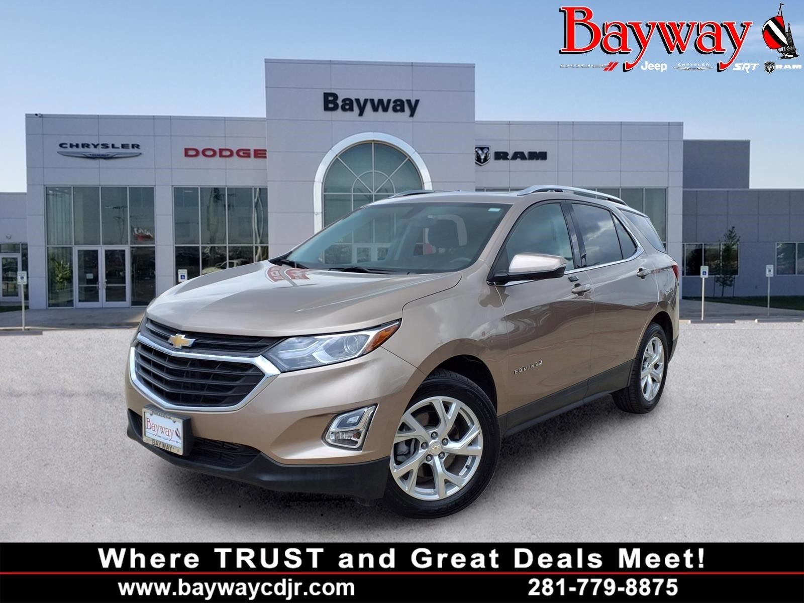 2018 Chevrolet Equinox LT Beige at Durrett Motor Company