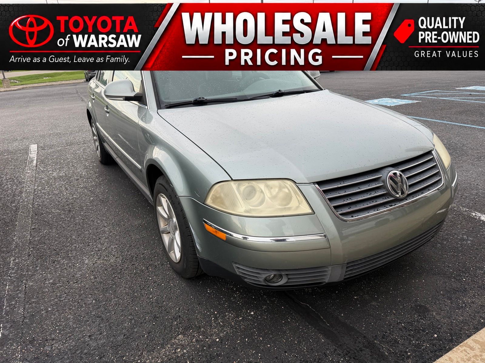 Blue Silver 2004 Volkswagen Passat Sedan  5-Speed Automatic