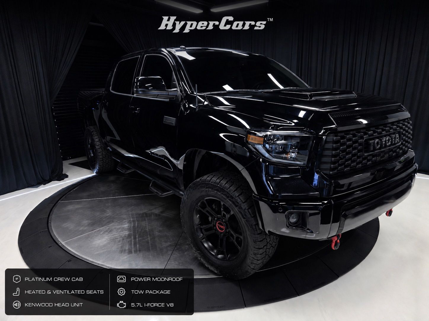 Attitude Black Metallic 2014 Toyota Tundra Pickup Truck Four-Wheel Drive 6-Speed Automatic Overdrive