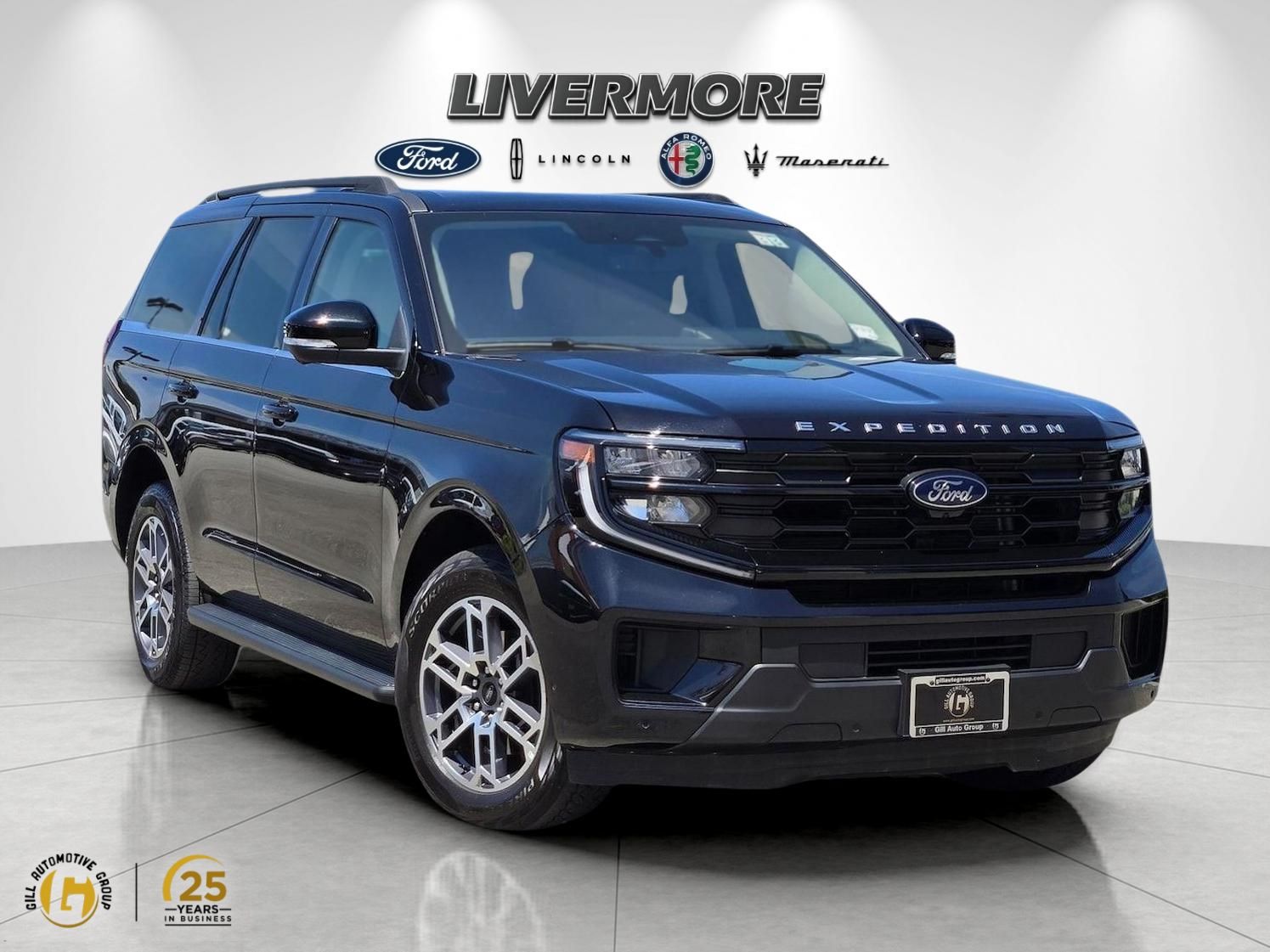Agate Black Metallic 2025 Ford Expedition SUV / Crossover Four-Wheel Drive Automatic