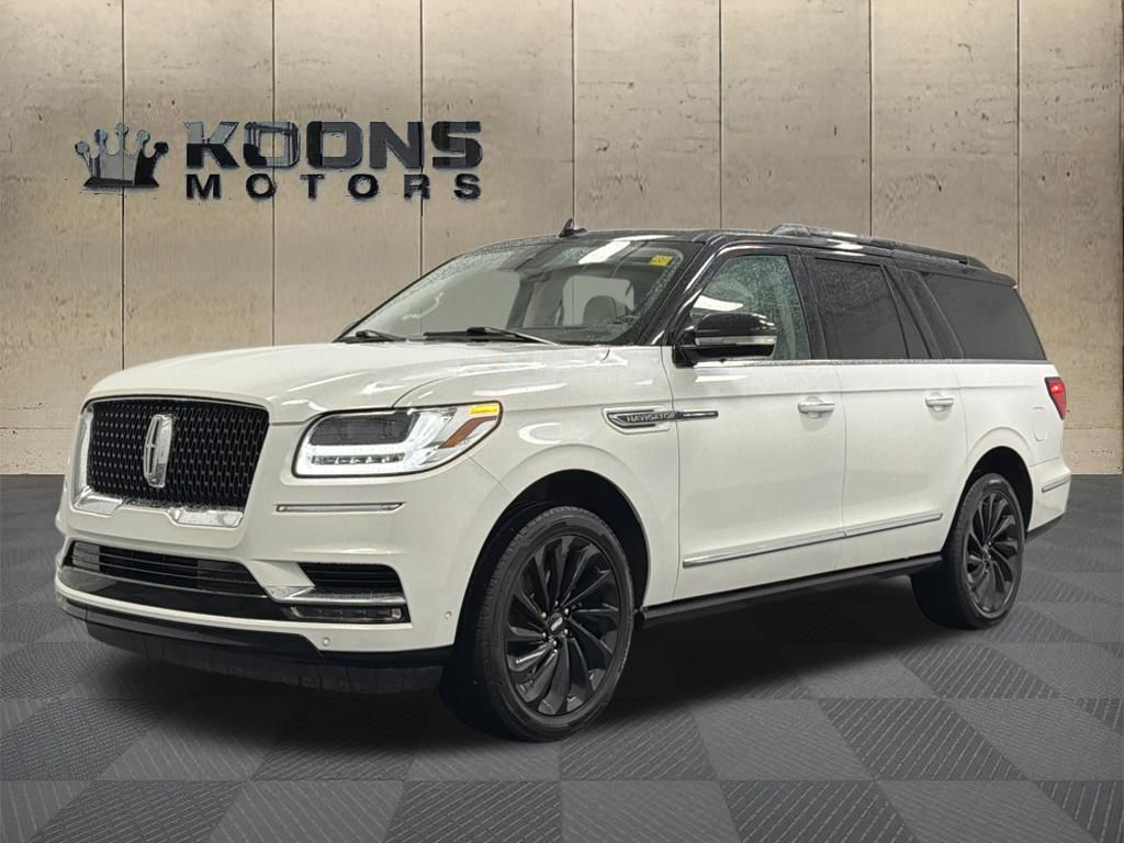 Pristine White 2021 Lincoln Navigator L Black Label 4WD SUV / Crossover Four-Wheel Drive Automatic